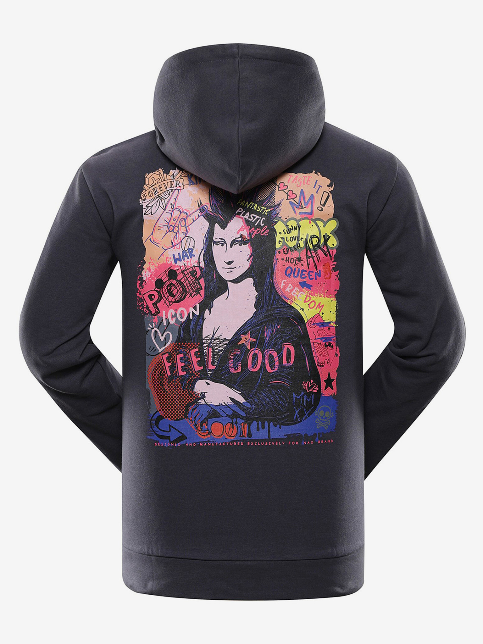 NAX Limen Sweatshirt Siv - Pepit.bg