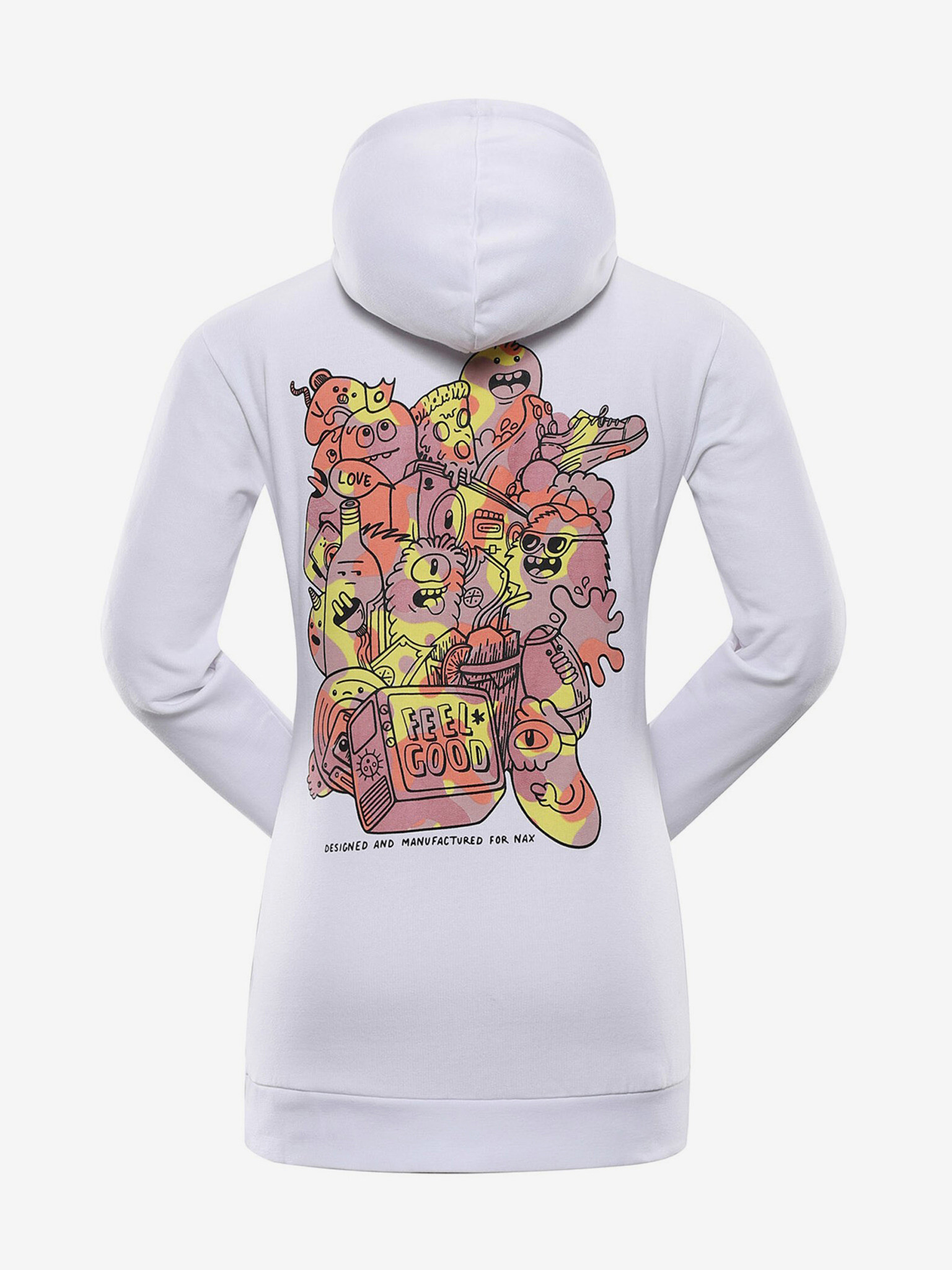 NAX Ukima Sweatshirt Byal - Pepit.bg