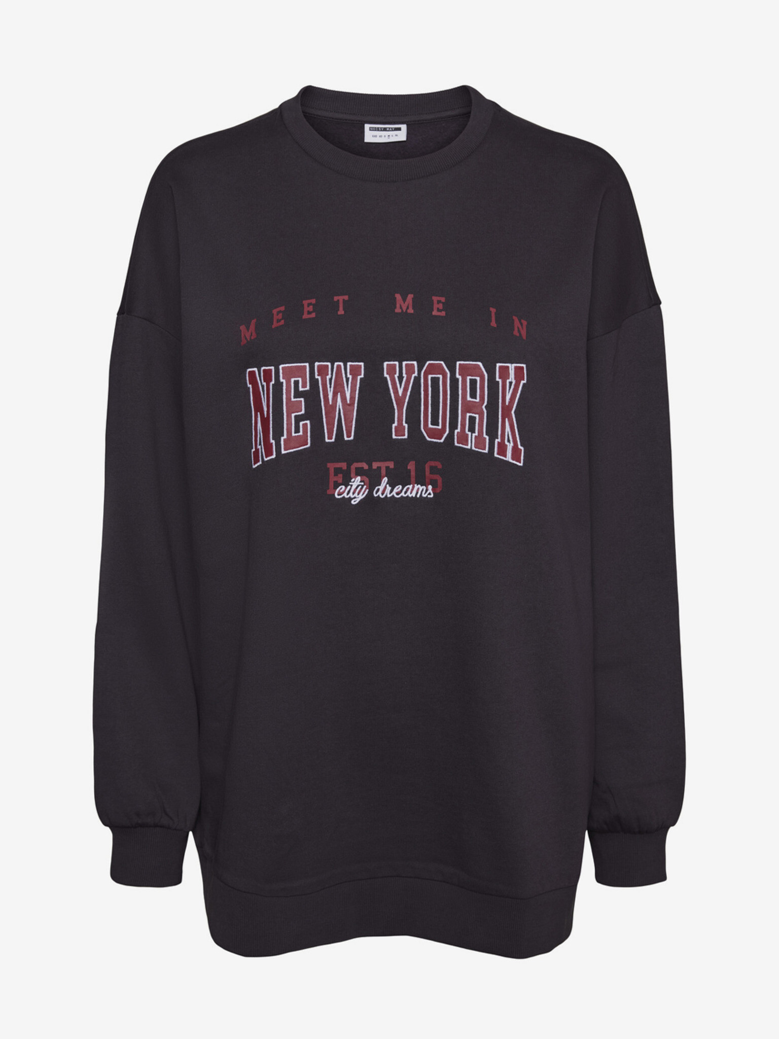 Noisy May College Sweatshirt Siv - Pepit.bg