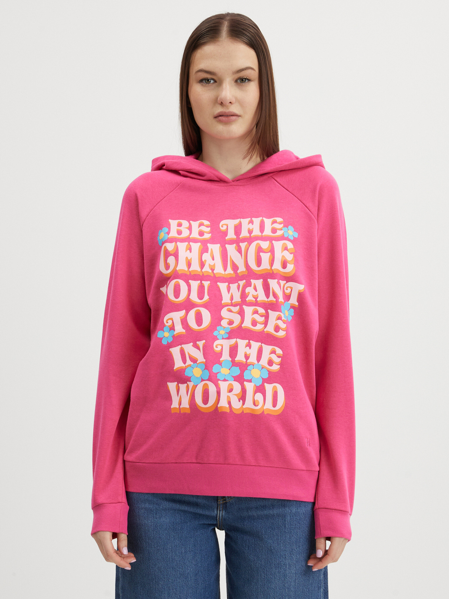 Noisy May Milly Sweatshirt Rozov - Pepit.bg