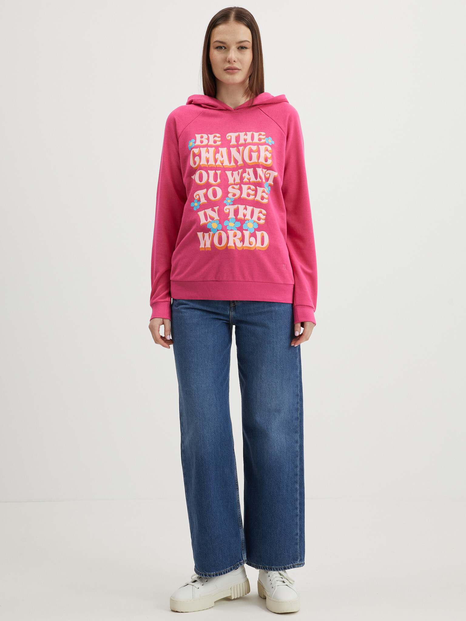 Noisy May Milly Sweatshirt Rozov - Pepit.bg
