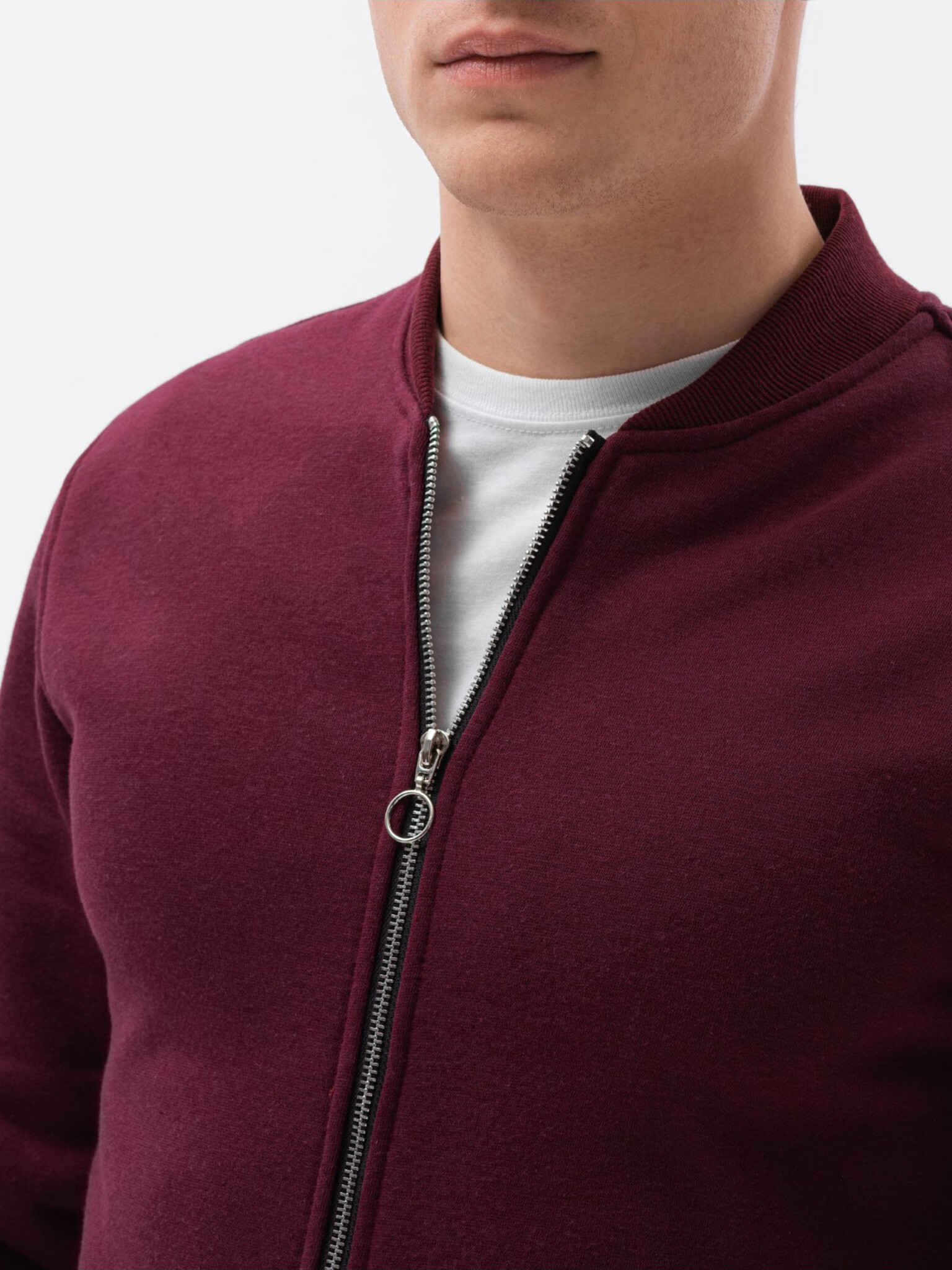 Ombre Clothing B1077 Sweatshirt Cherven - Pepit.bg
