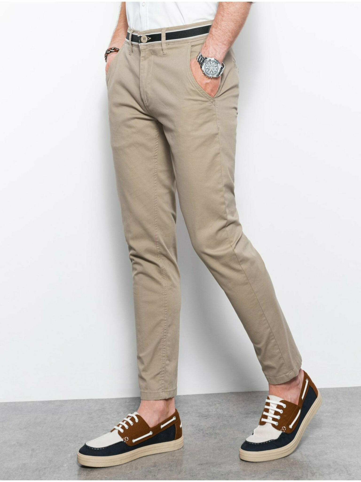 Ombre Clothing Chino Панталон Bezhov - Pepit.bg