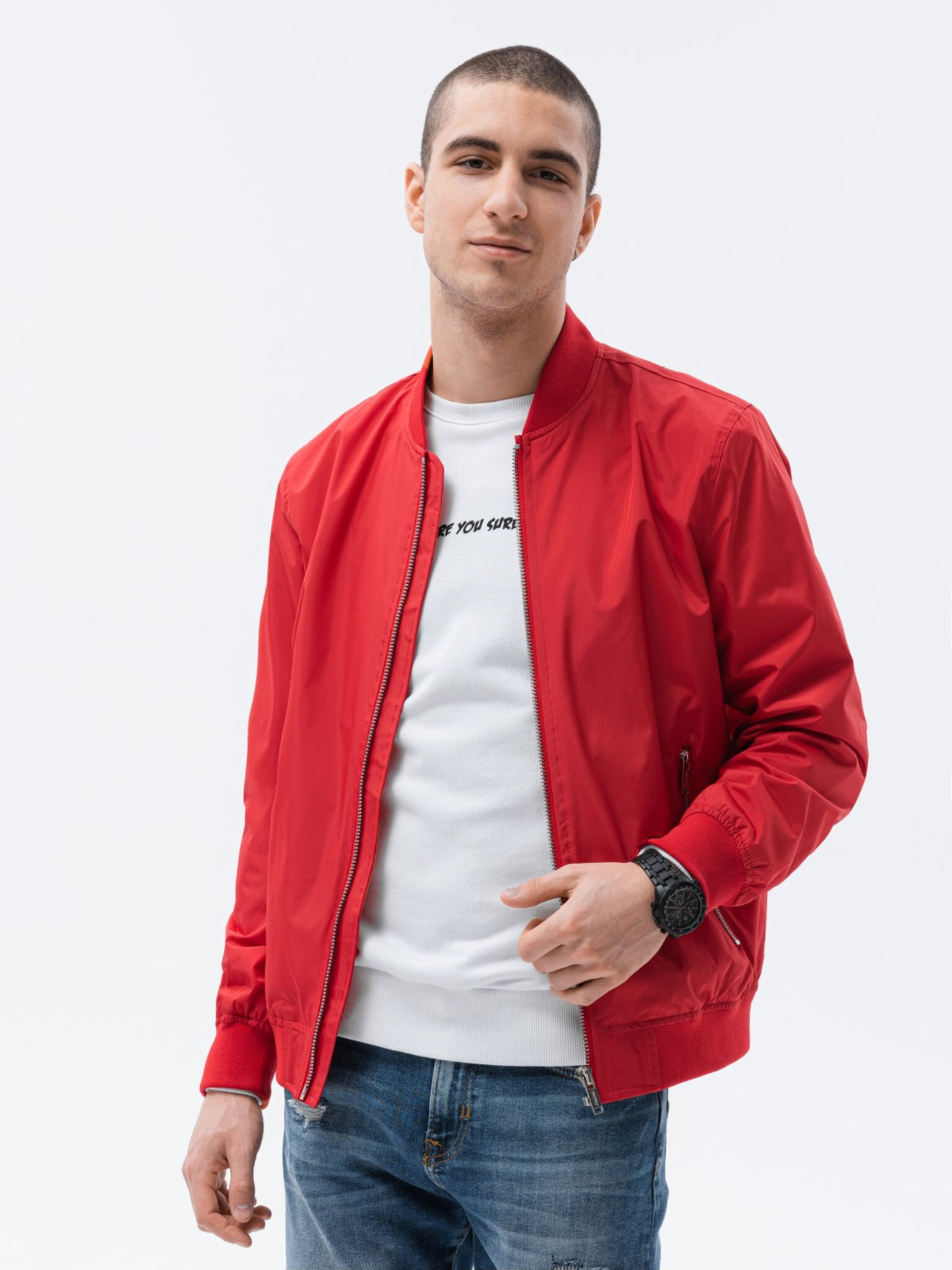 Ombre Clothing Яке Cherven - Pepit.bg