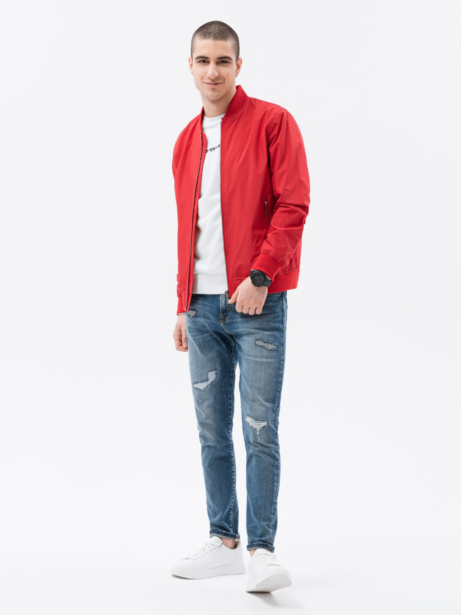 Ombre Clothing Яке Cherven - Pepit.bg
