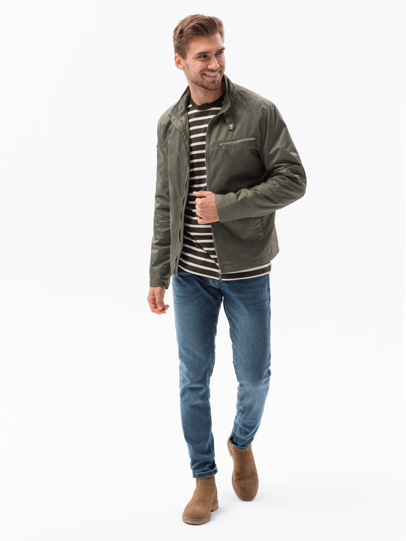 Ombre Clothing Яке Zelen - Pepit.bg