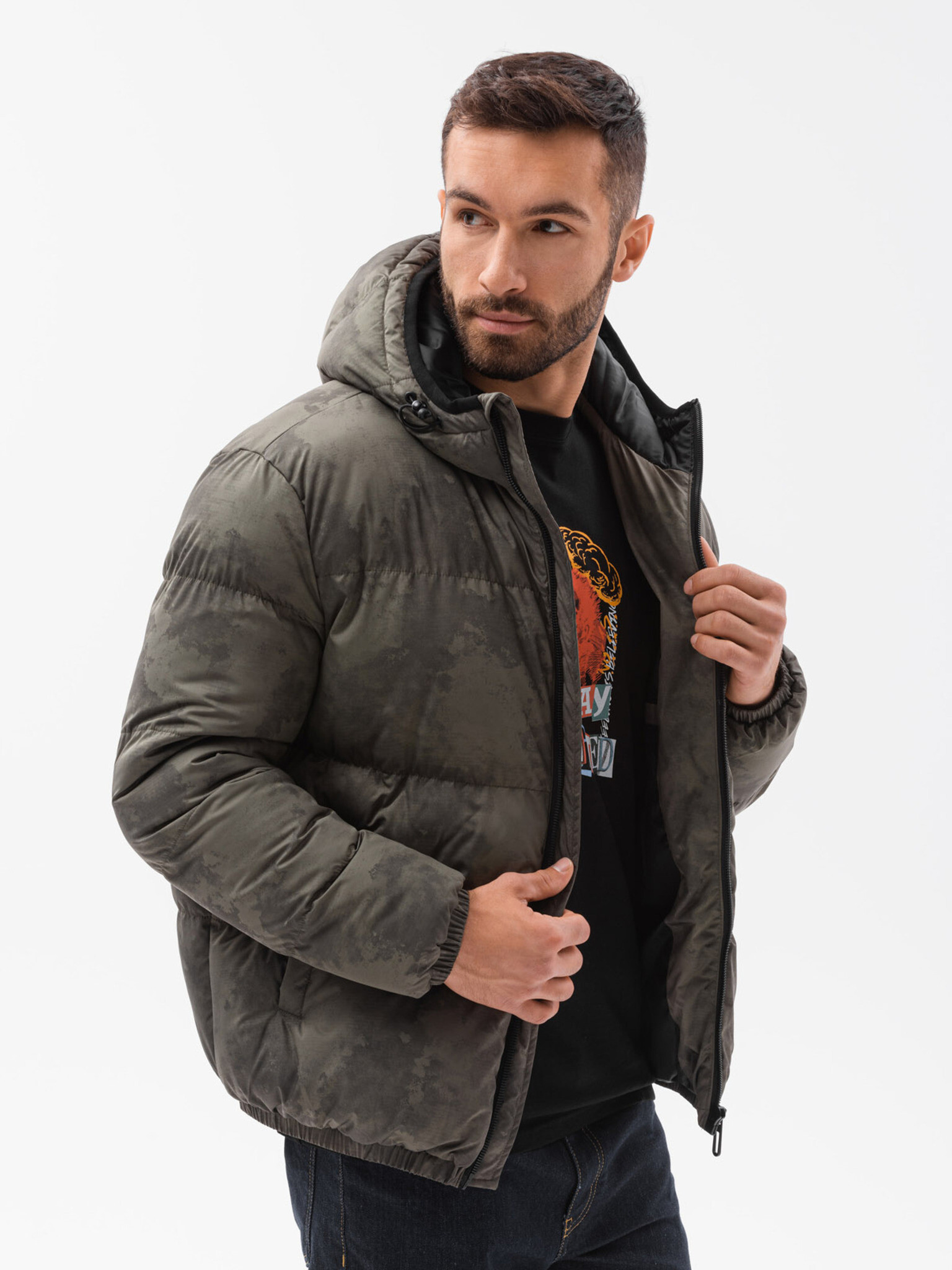 Ombre Clothing Яке Zelen - Pepit.bg