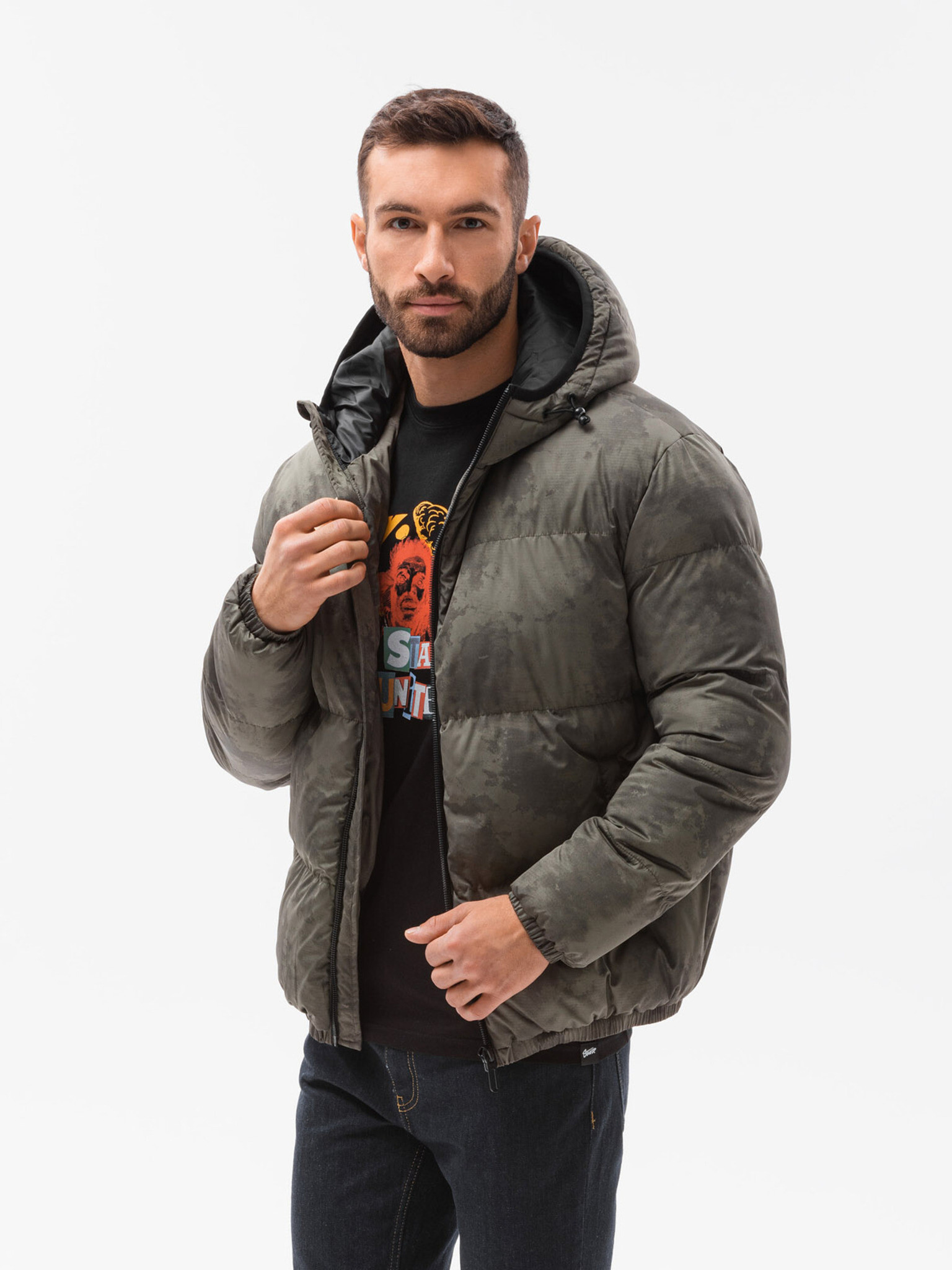Ombre Clothing Яке Zelen - Pepit.bg