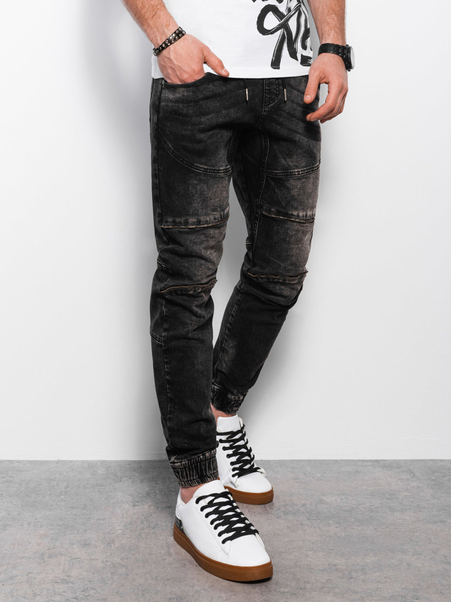 Ombre Clothing Jeans Cheren - Pepit.bg