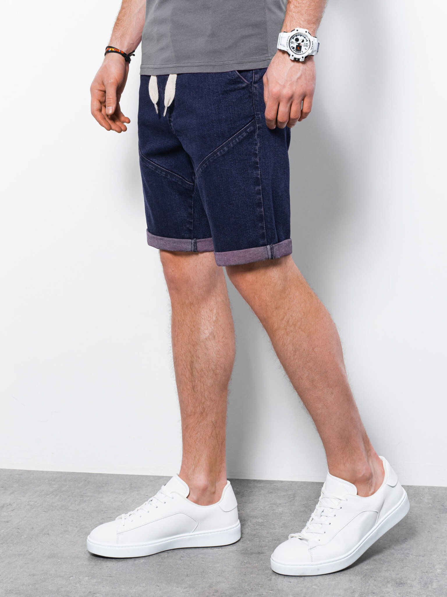 Ombre Clothing Къси панталони Lilav - Pepit.bg