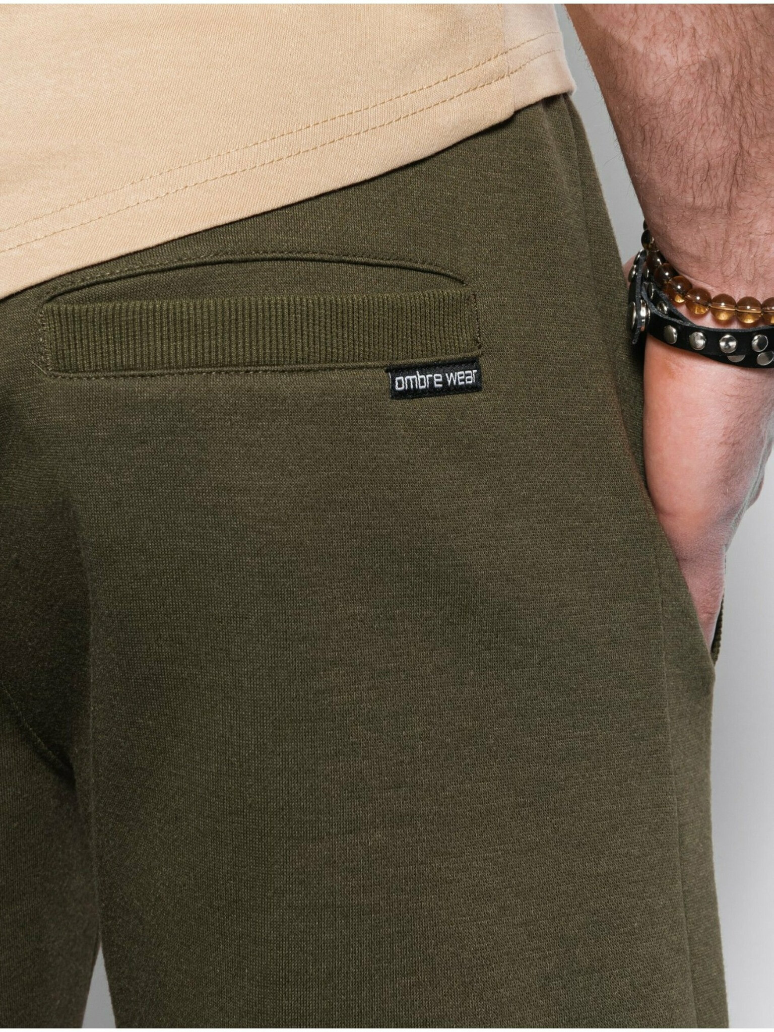 Ombre Clothing Къси панталони Zelen - Pepit.bg