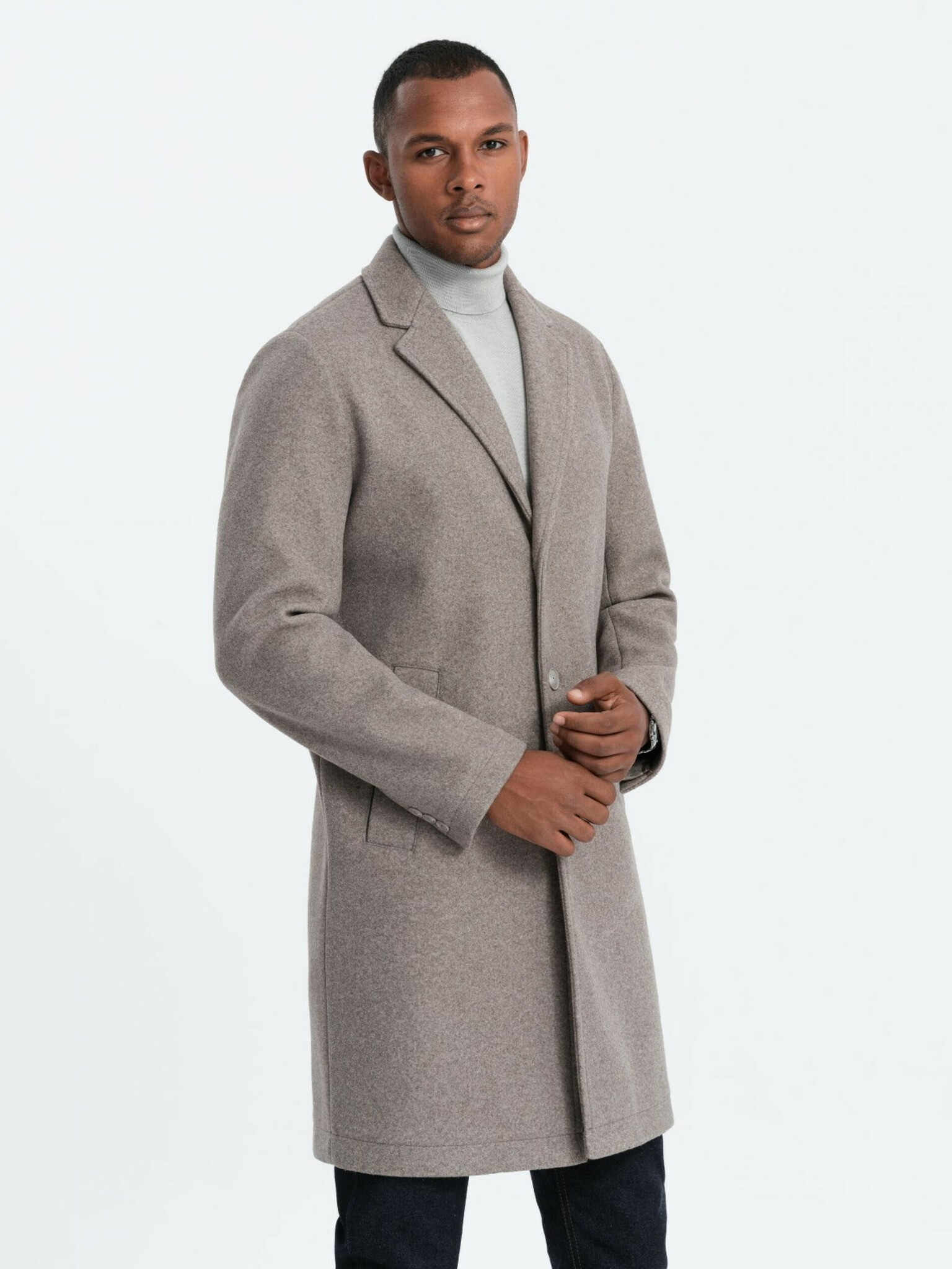 Ombre Clothing Палто Siv - Pepit.bg