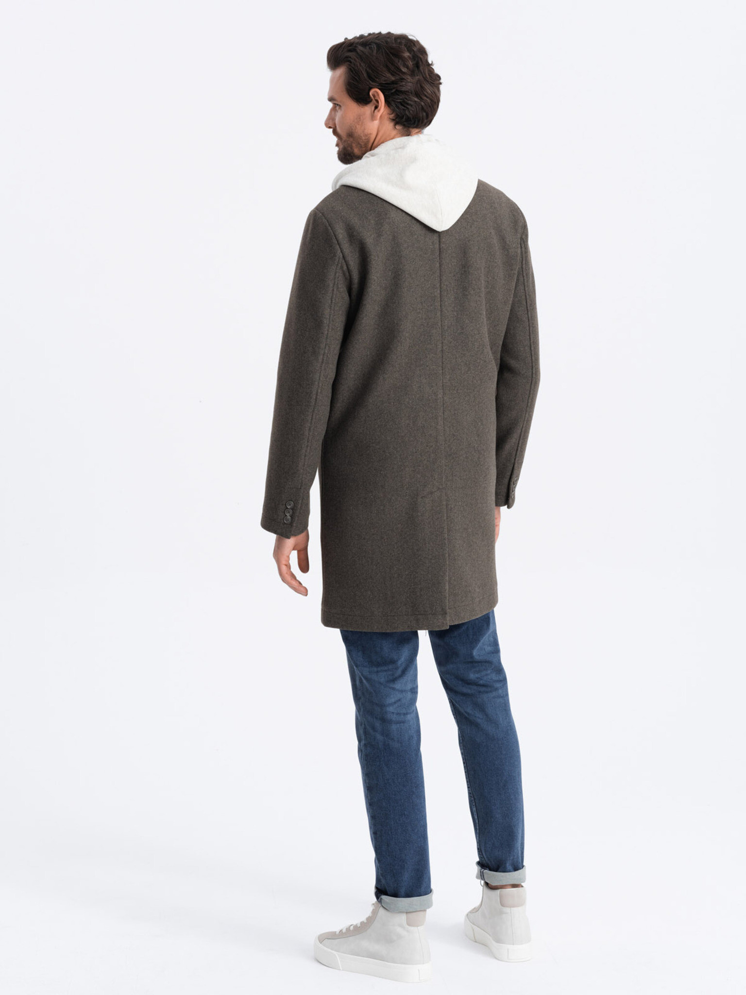 Ombre Clothing Палто Zelen - Pepit.bg