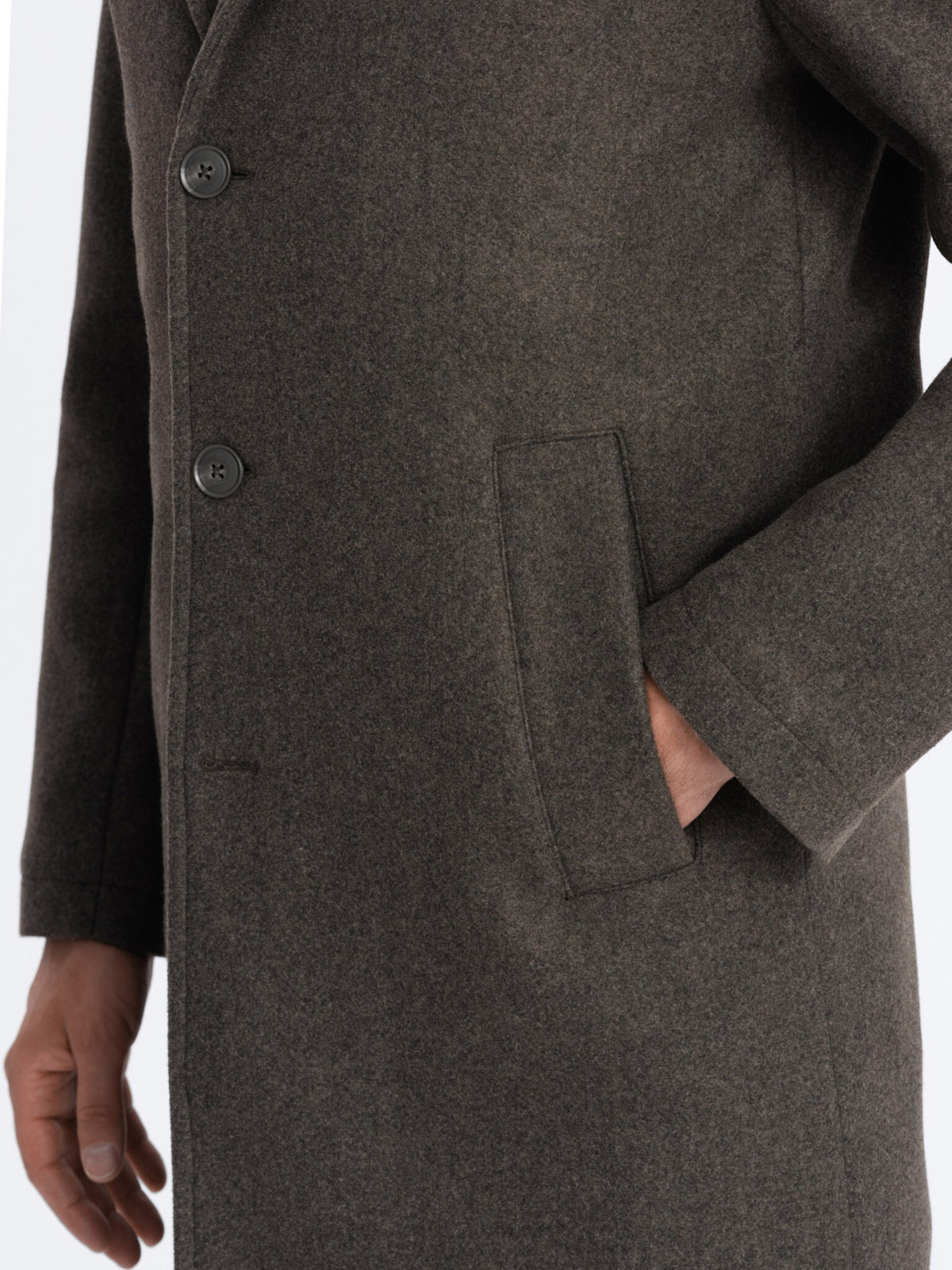 Ombre Clothing Палто Zelen - Pepit.bg