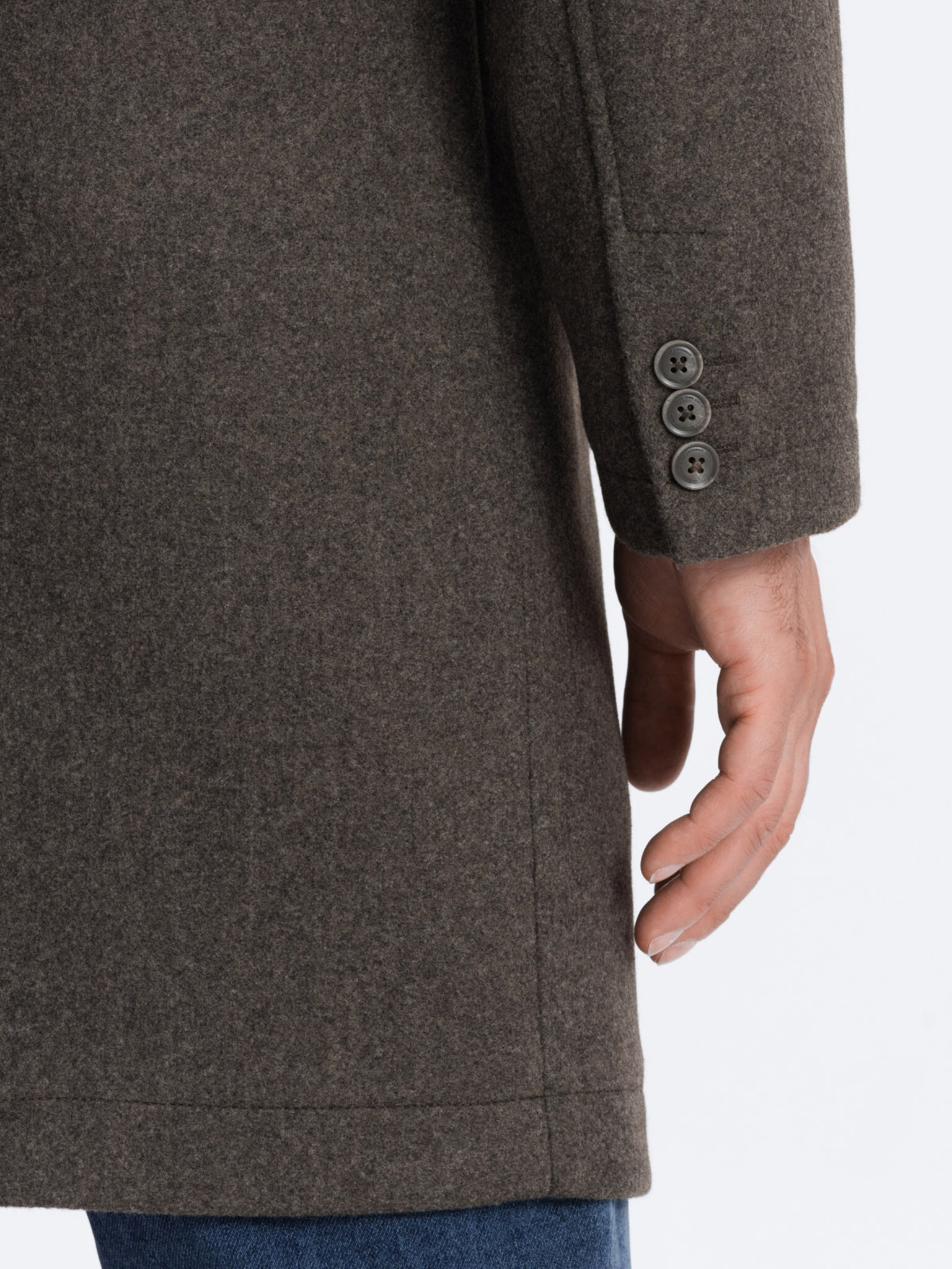 Ombre Clothing Палто Zelen - Pepit.bg