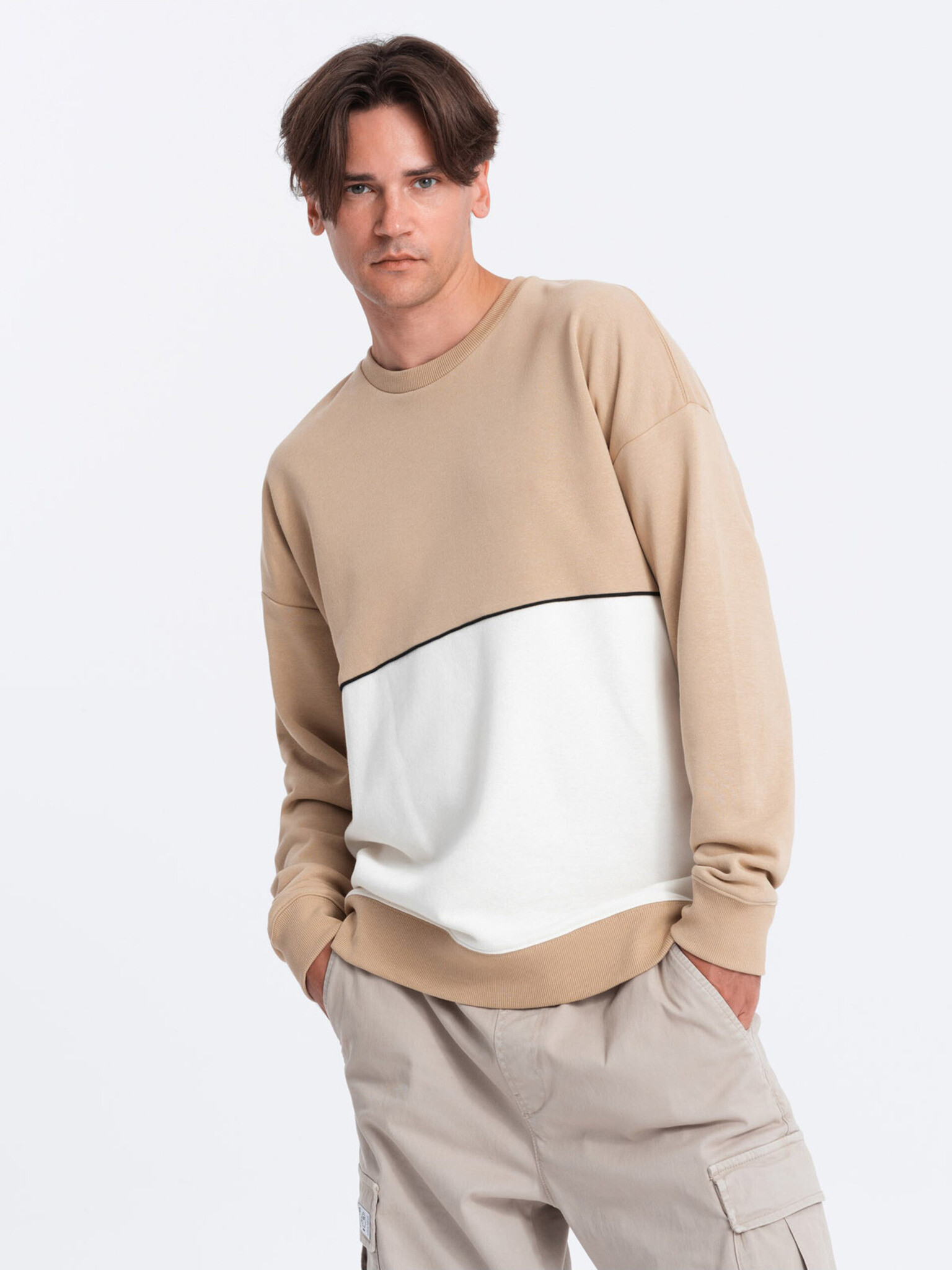 Ombre Clothing Sweatshirt Bezhov - Pepit.bg