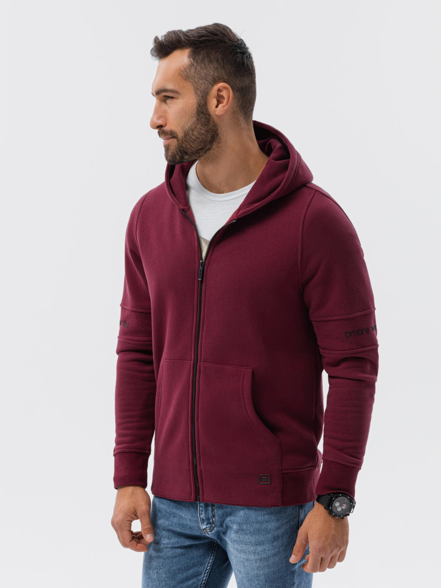 Ombre Clothing Sweatshirt Cherven - Pepit.bg