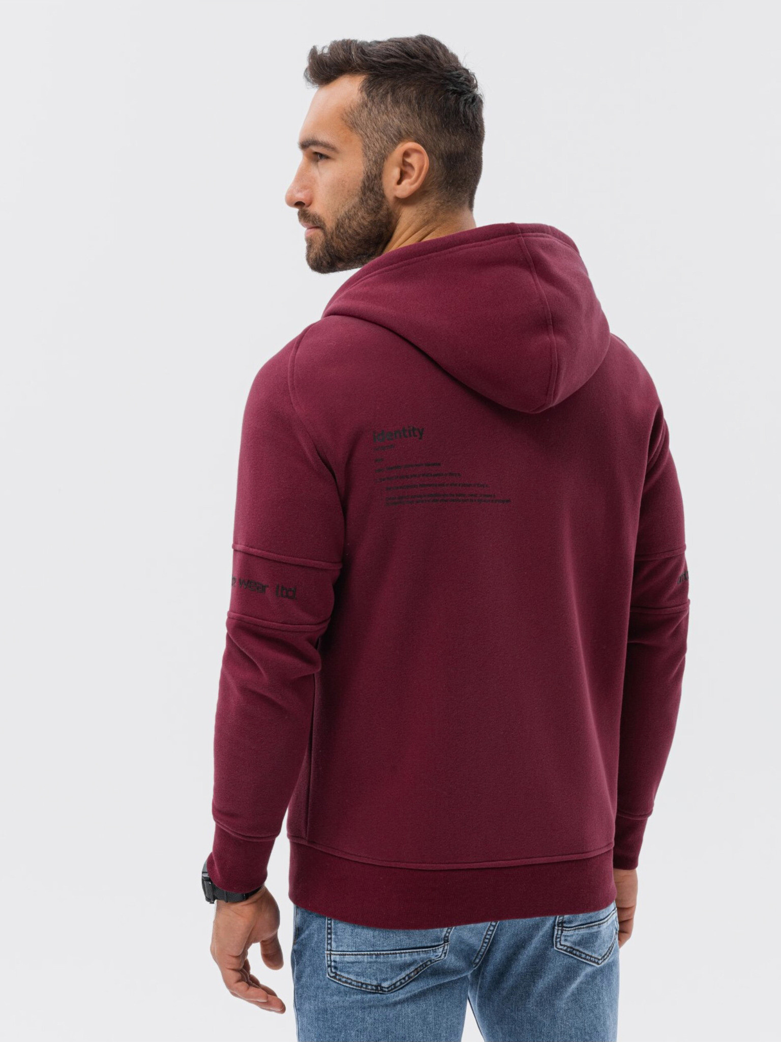Ombre Clothing Sweatshirt Cherven - Pepit.bg