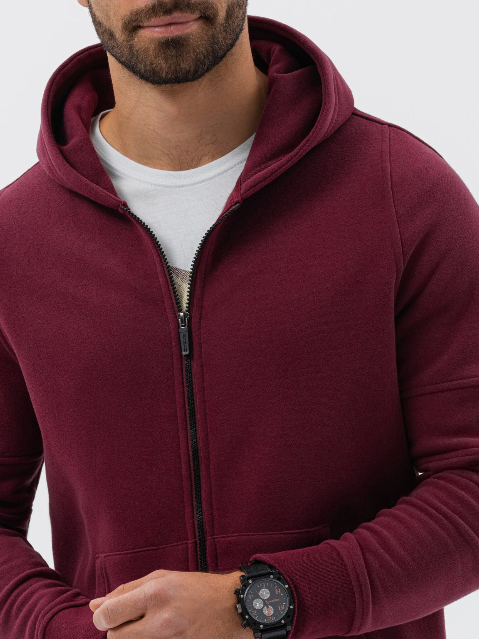 Ombre Clothing Sweatshirt Cherven - Pepit.bg