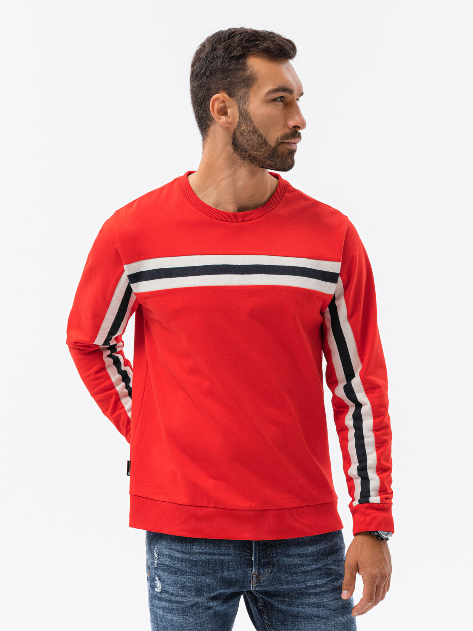 Ombre Clothing Sweatshirt Cherven - Pepit.bg