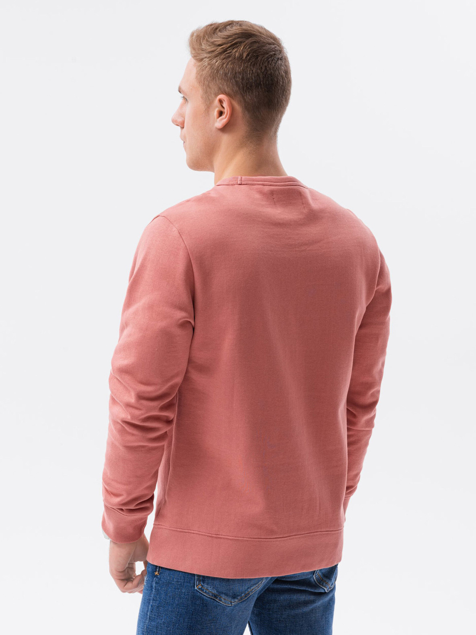 Ombre Clothing Sweatshirt Rozov - Pepit.bg