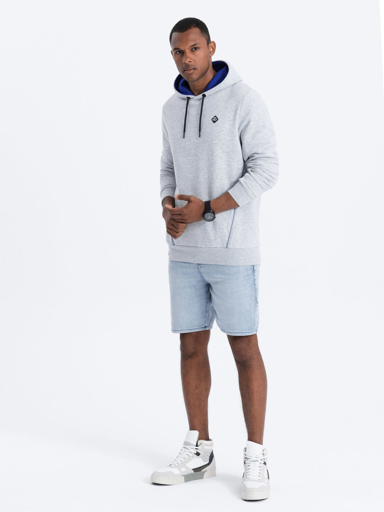 Ombre Clothing Sweatshirt Siv - Pepit.bg
