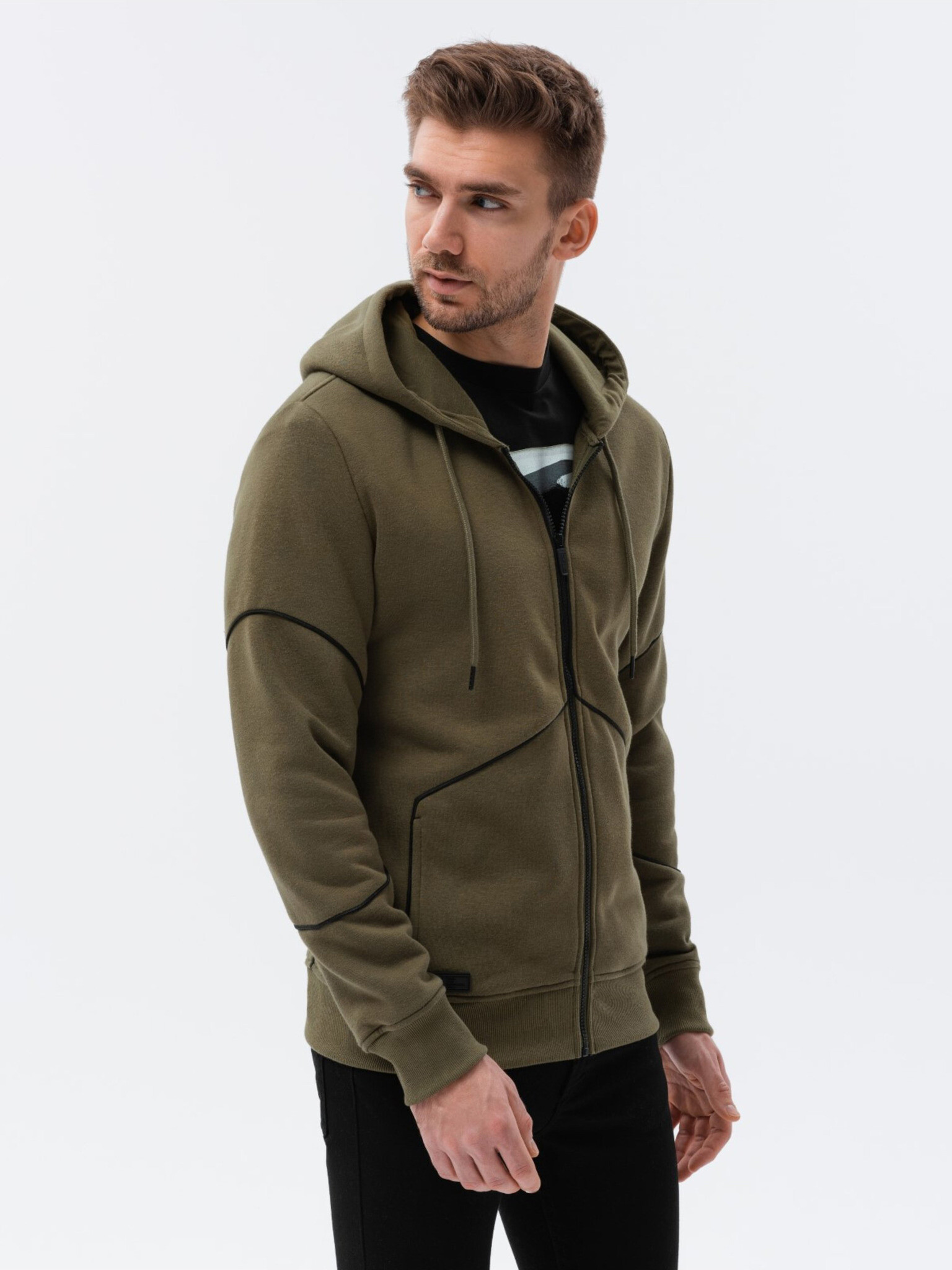 Ombre Clothing Sweatshirt Zelen - Pepit.bg