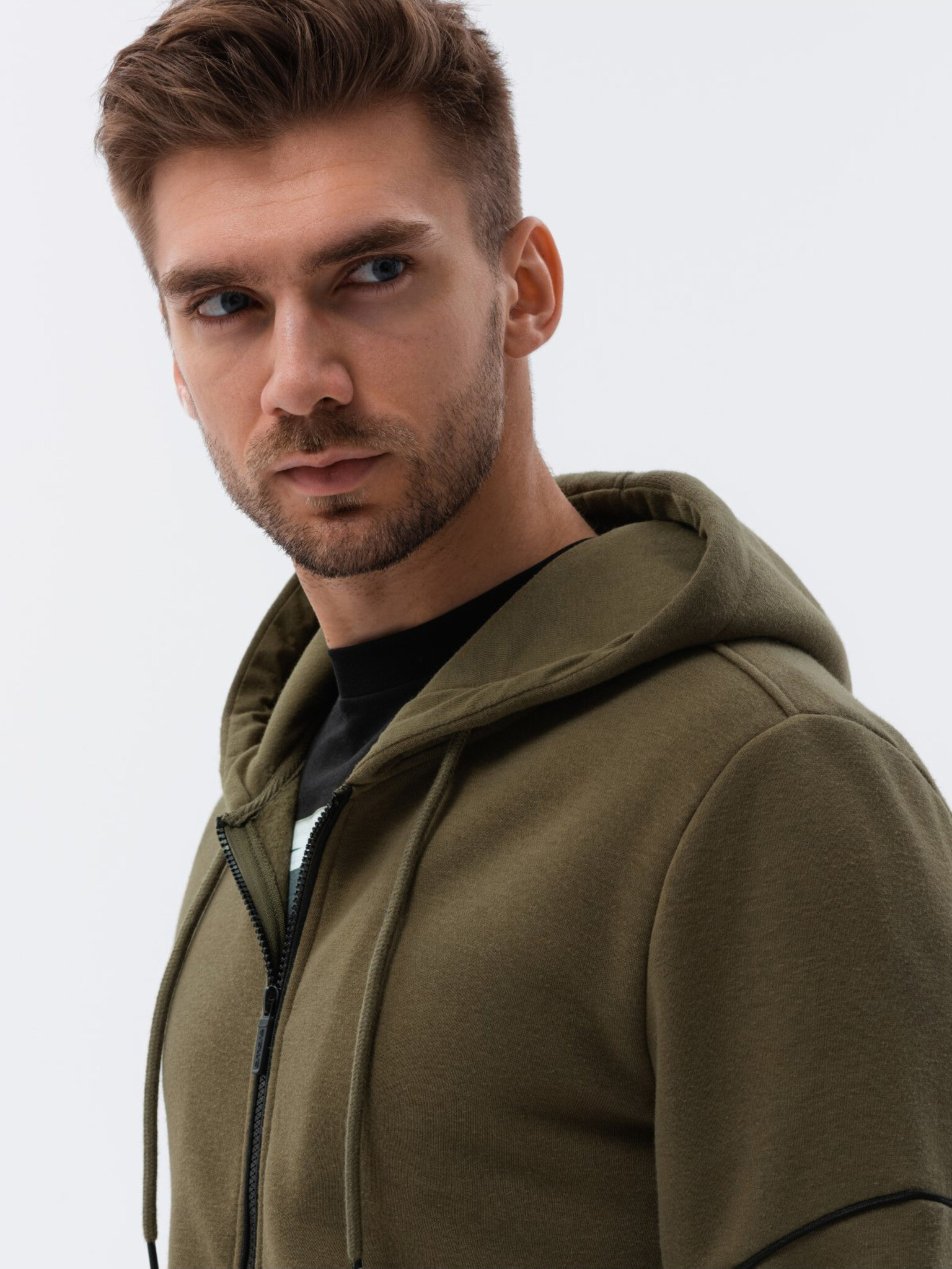 Ombre Clothing Sweatshirt Zelen - Pepit.bg