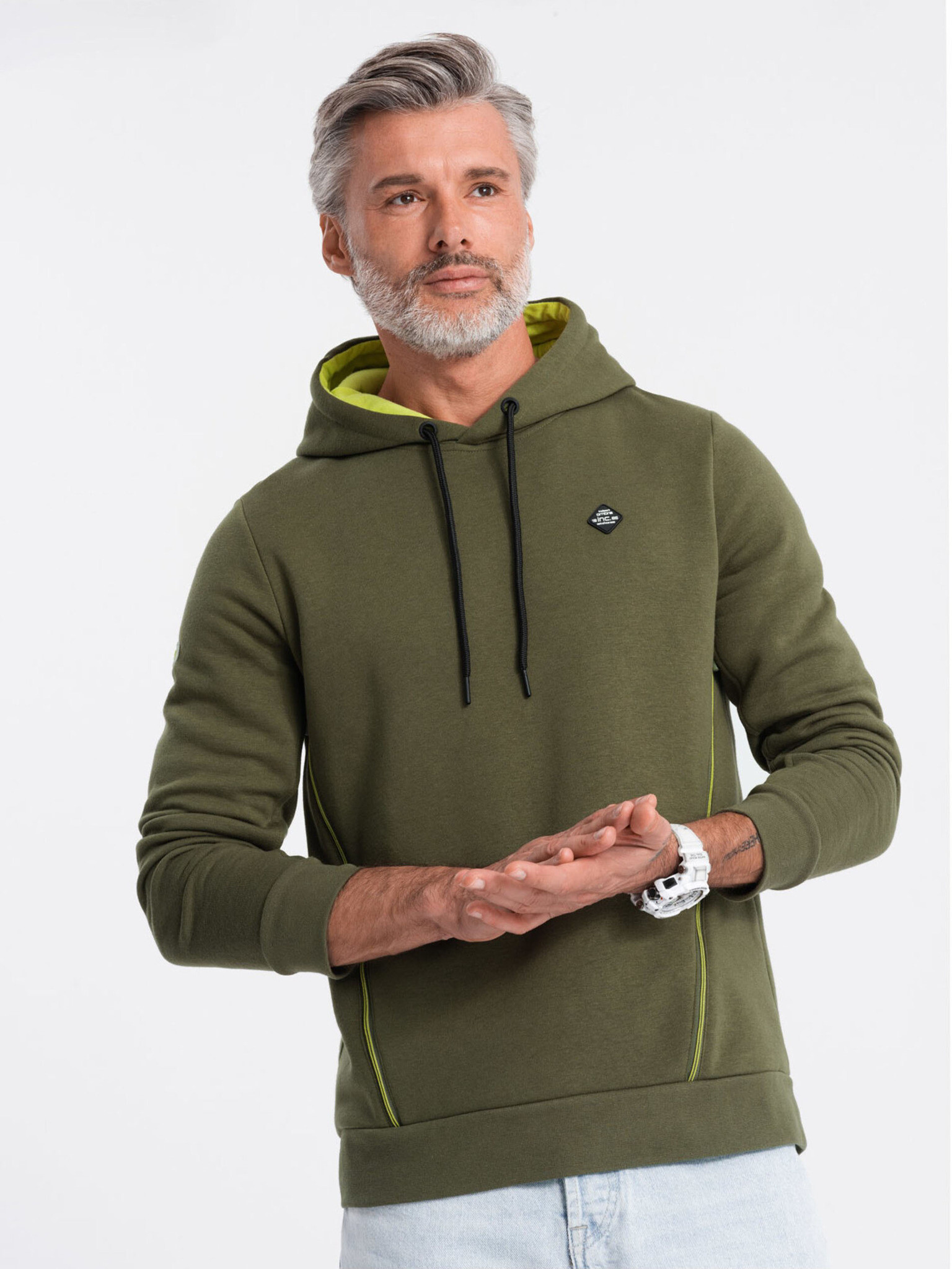 Ombre Clothing Sweatshirt Zelen - Pepit.bg