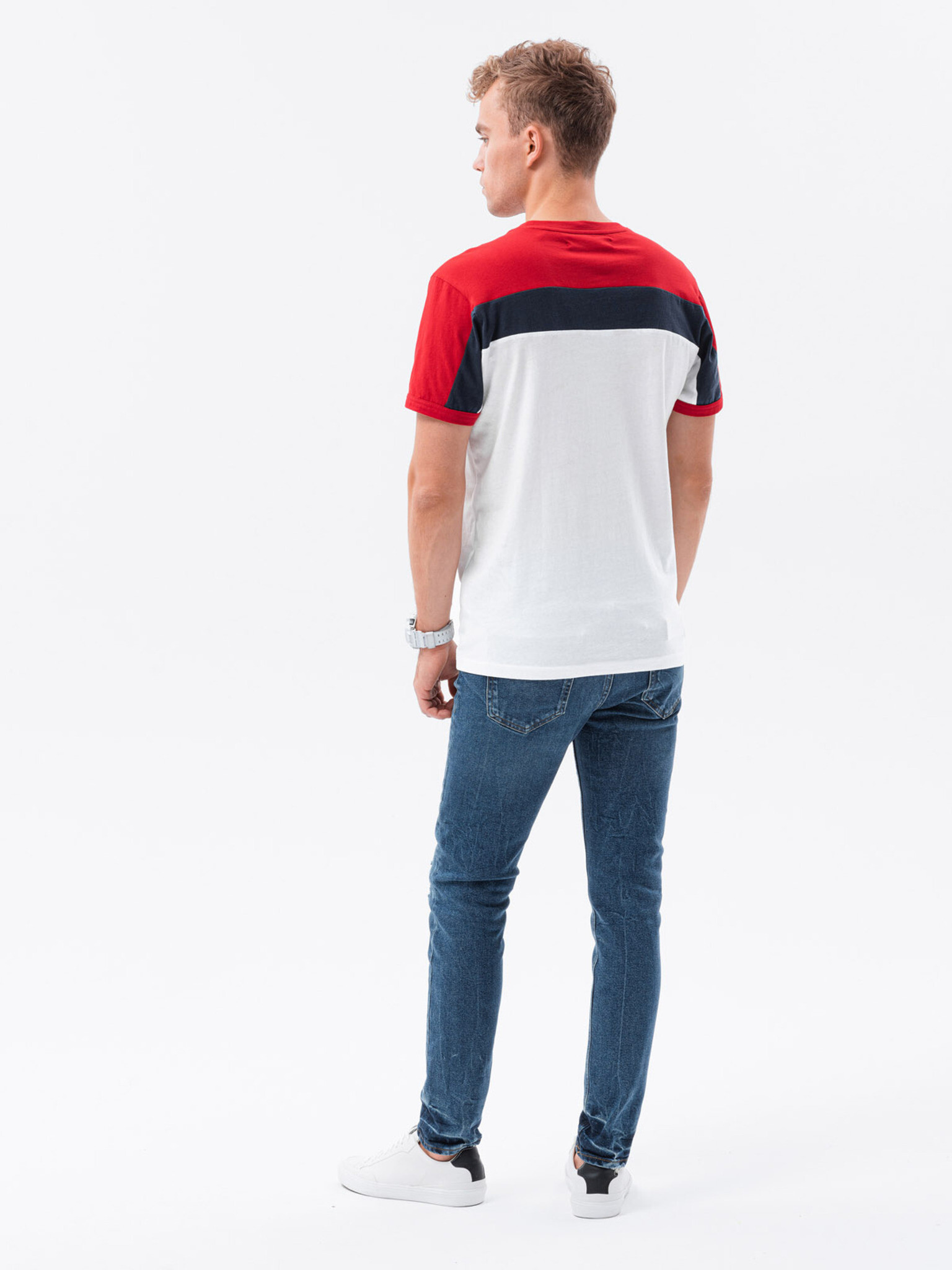Ombre Clothing T-shirt Byal - Pepit.bg