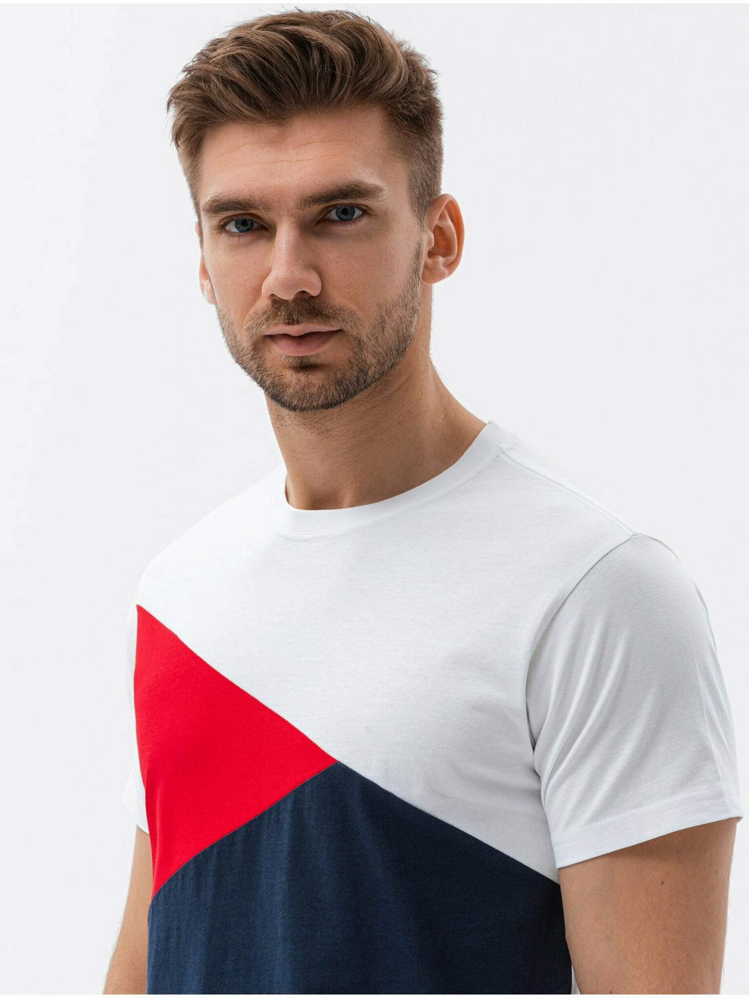 Ombre Clothing T-shirt Byal - Pepit.bg