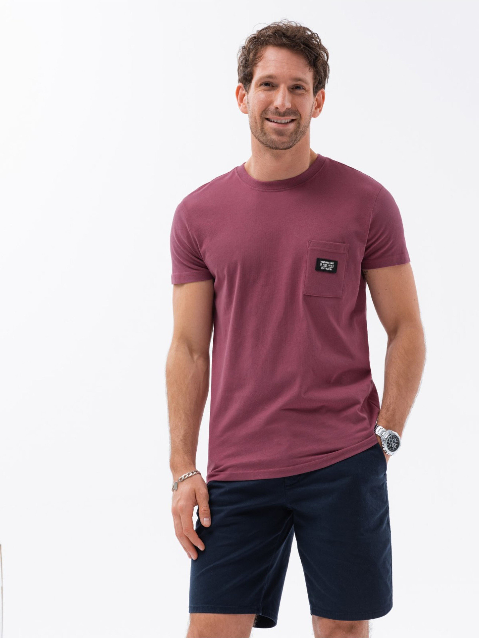 Ombre Clothing T-shirt Cherven - Pepit.bg