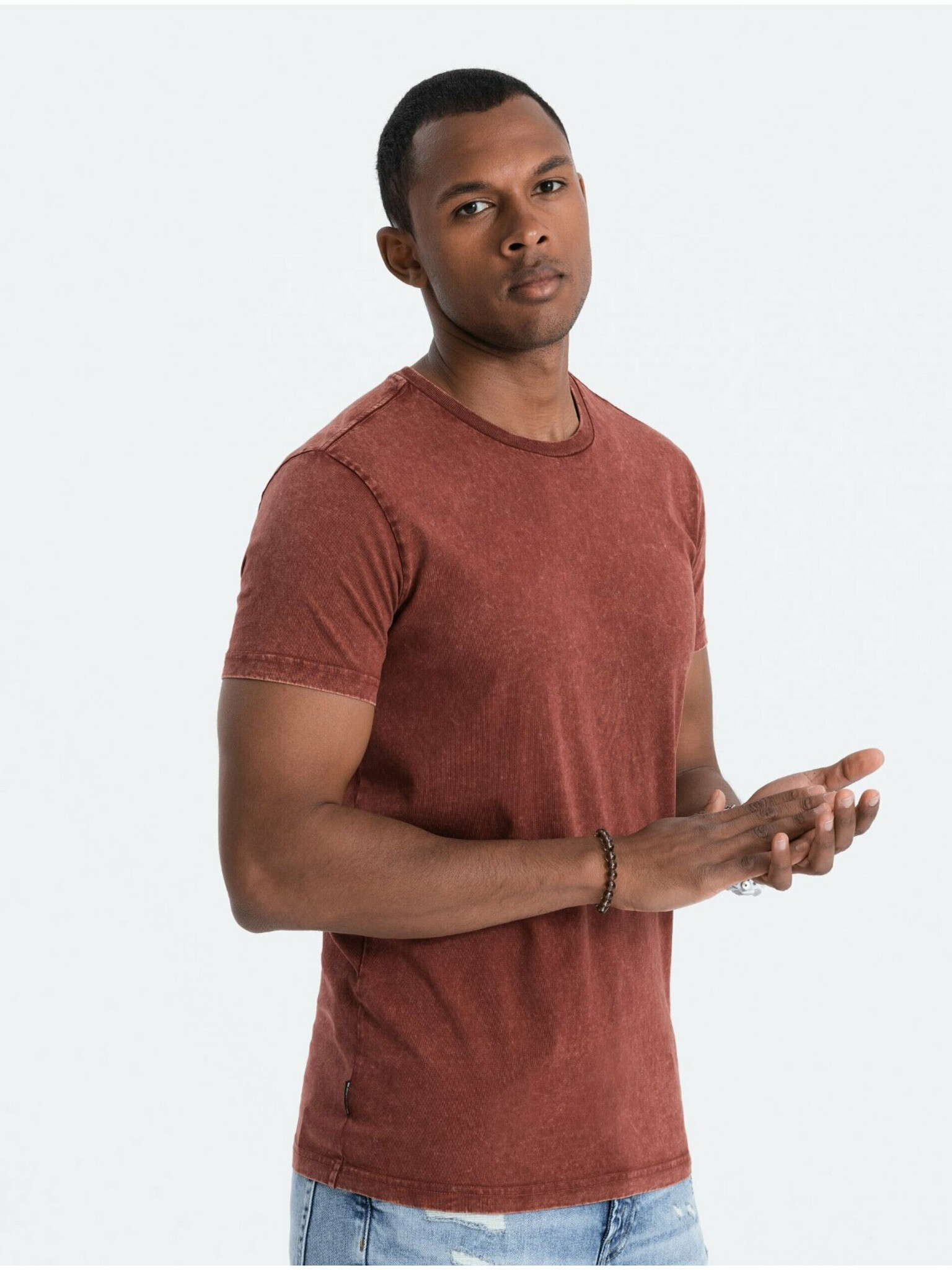 Ombre Clothing T-shirt Cherven - Pepit.bg