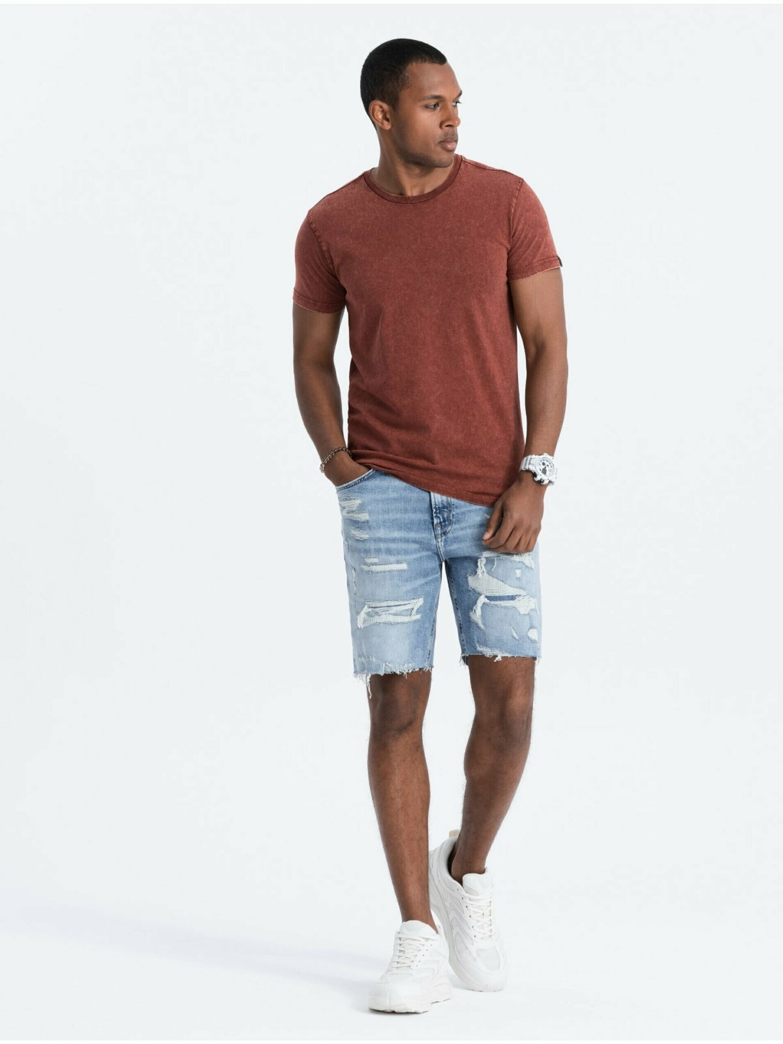Ombre Clothing T-shirt Cherven - Pepit.bg