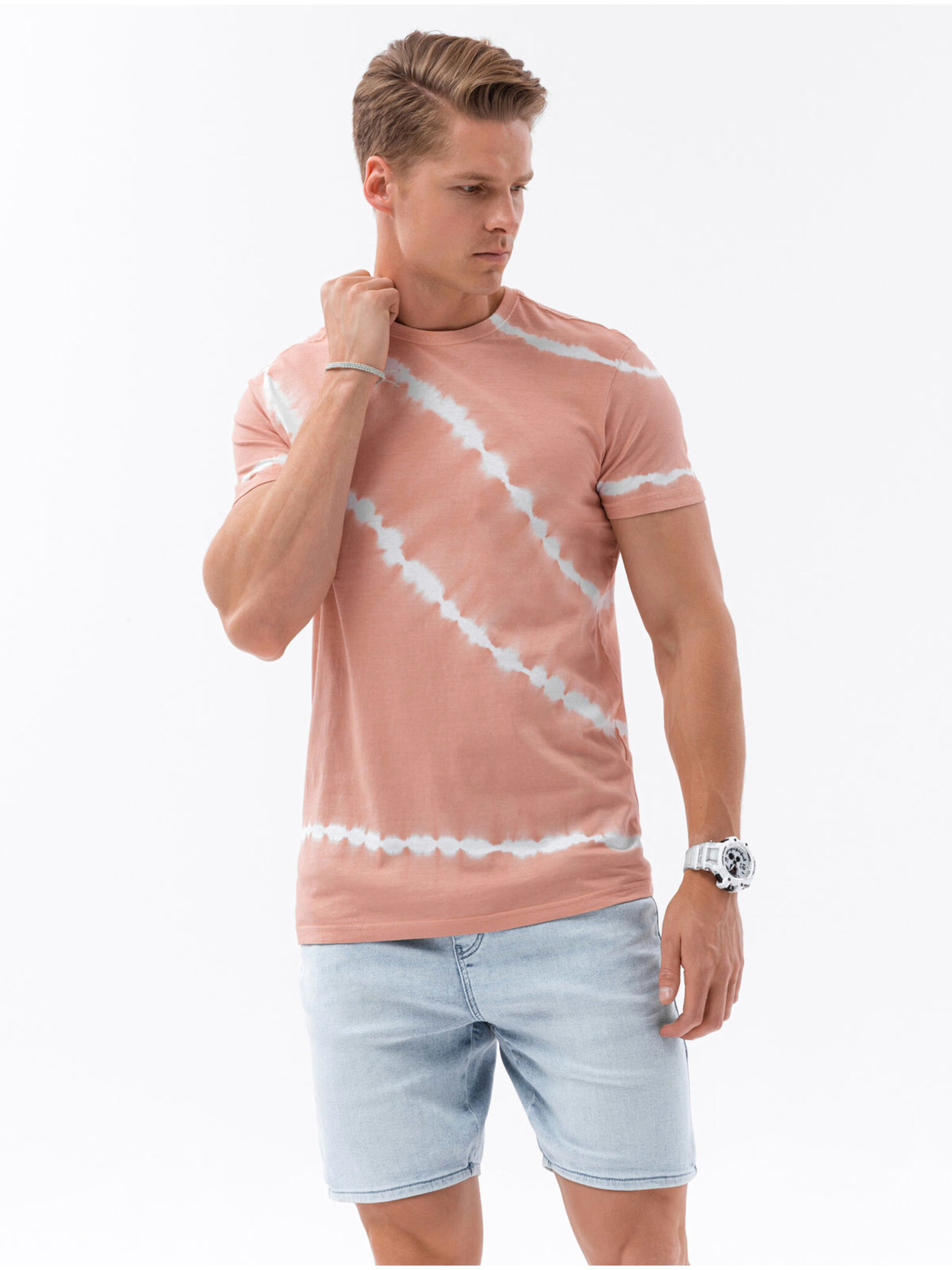 Ombre Clothing T-shirt Rozov - Pepit.bg