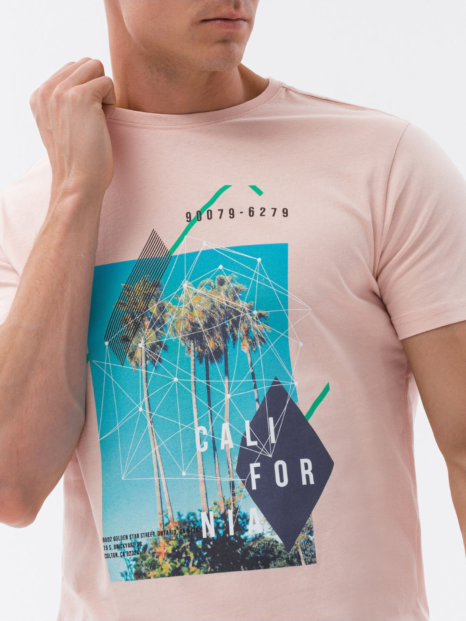 Ombre Clothing T-shirt Rozov - Pepit.bg