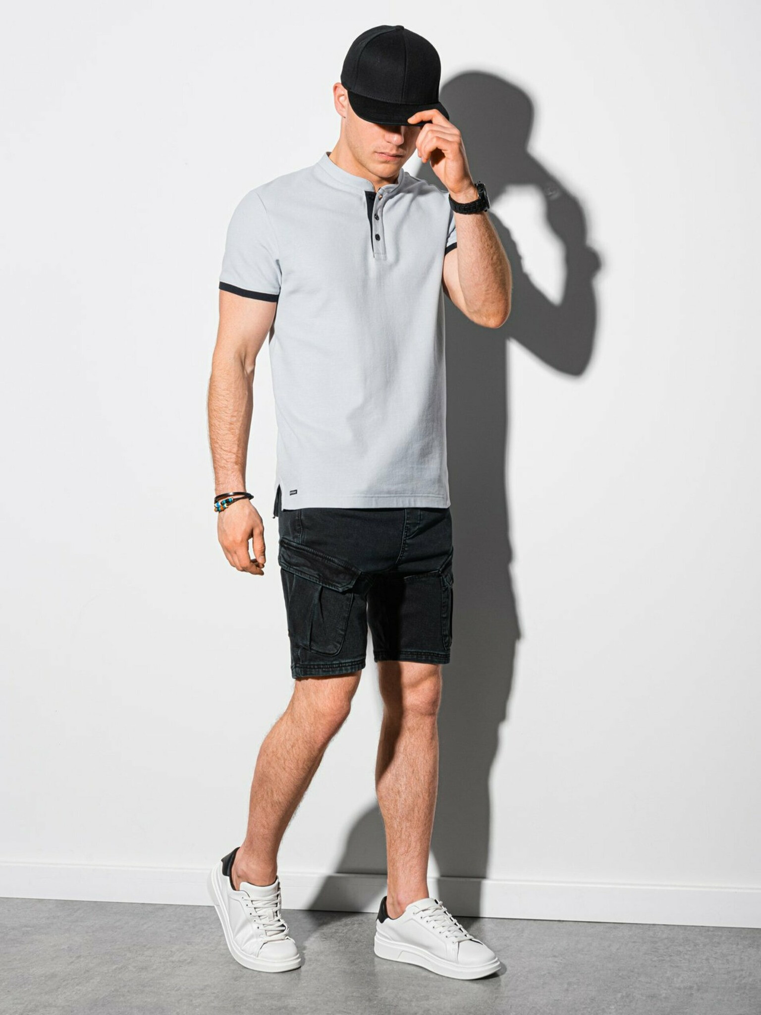 Ombre Clothing T-shirt Siv - Pepit.bg