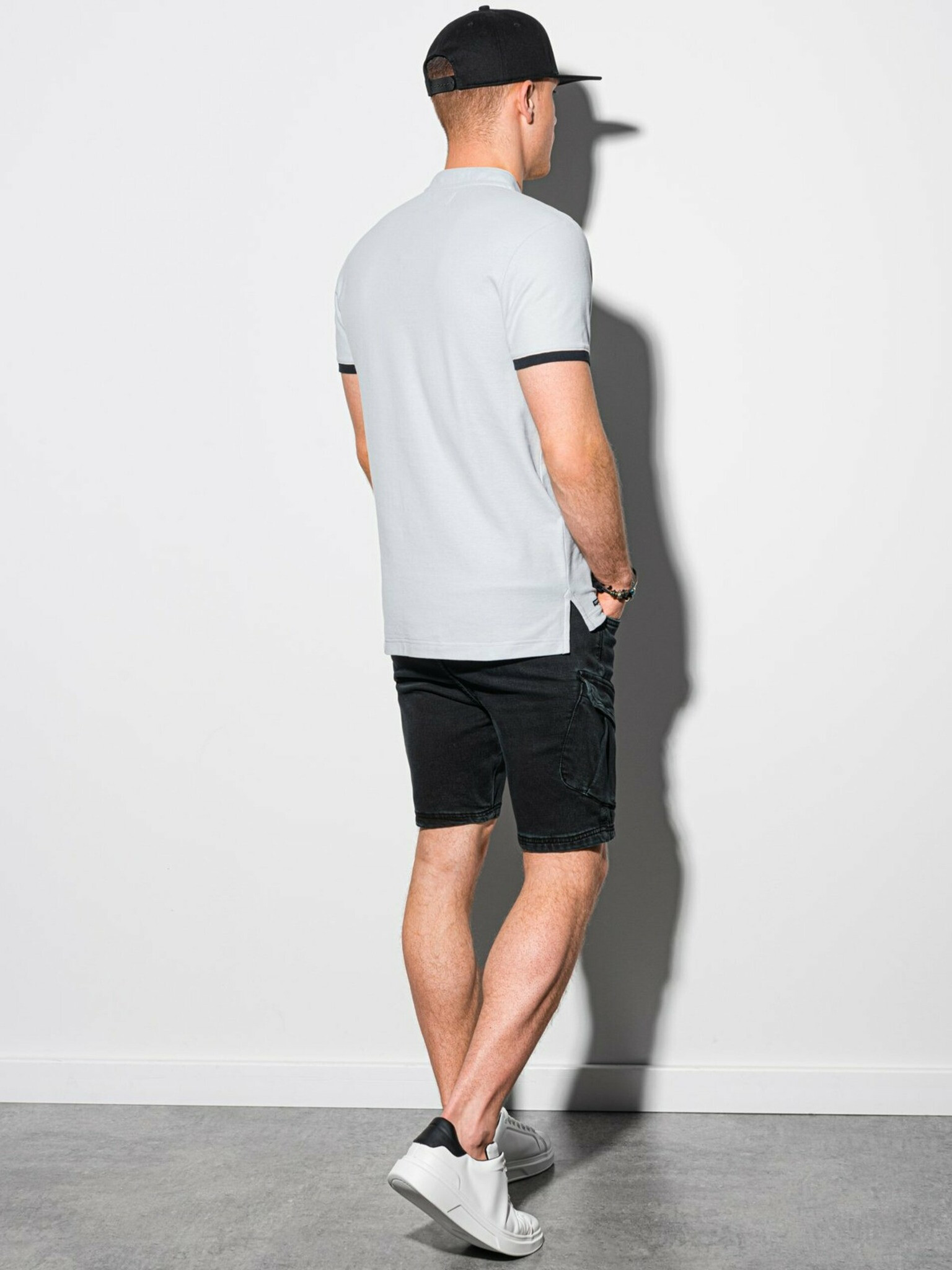 Ombre Clothing T-shirt Siv - Pepit.bg