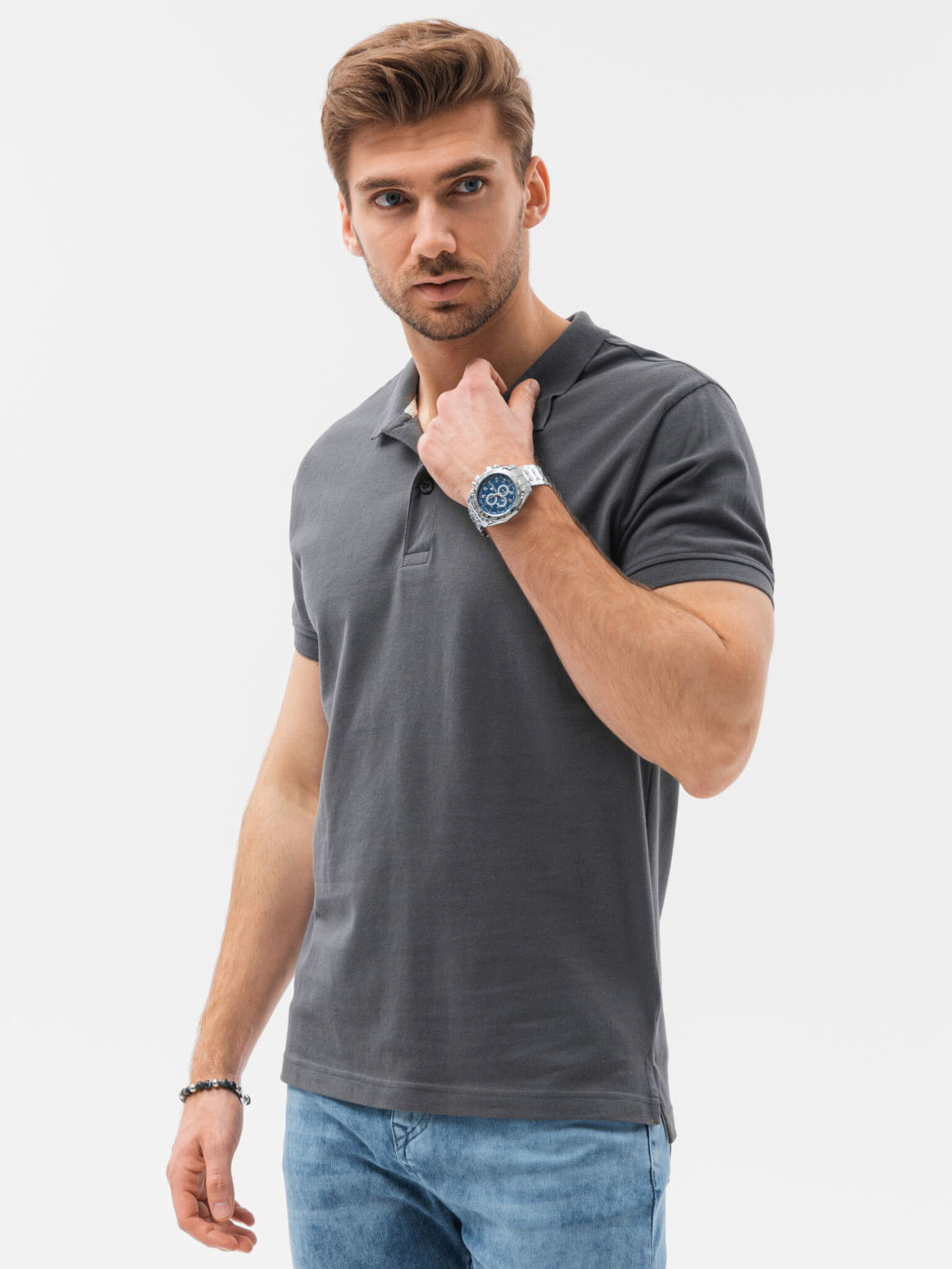 Ombre Clothing T-shirt Siv - Pepit.bg