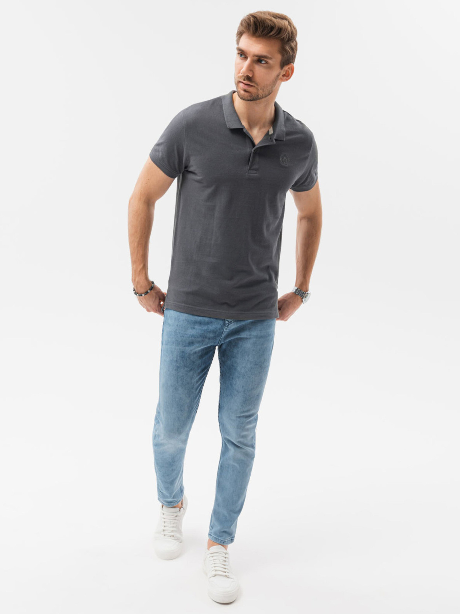 Ombre Clothing T-shirt Siv - Pepit.bg