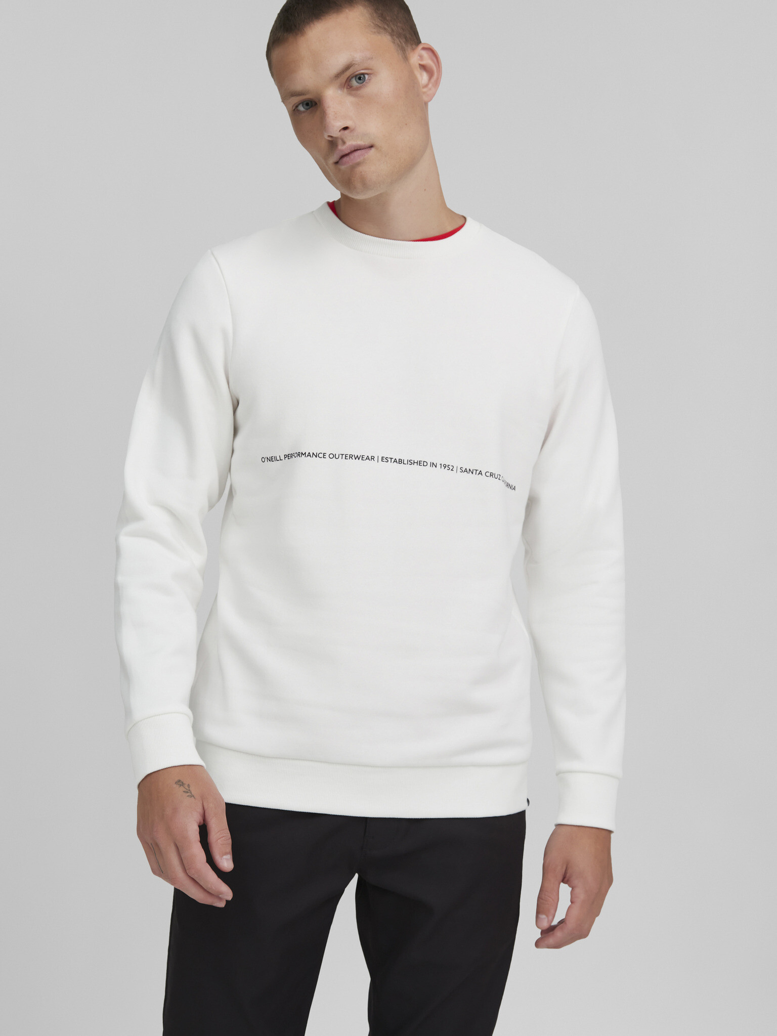 O'Neill Base Camp Sweatshirt Byal - Pepit.bg