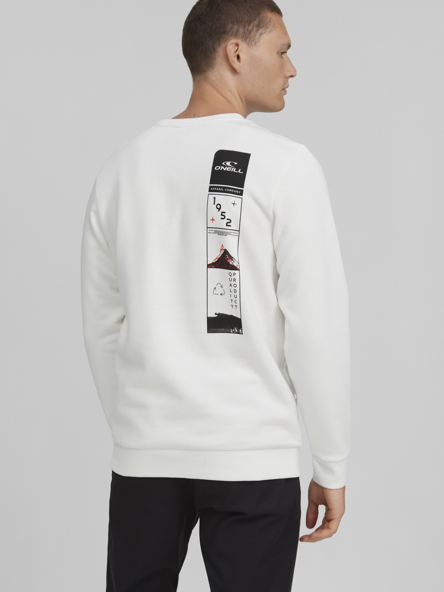 O'Neill Base Camp Sweatshirt Byal - Pepit.bg