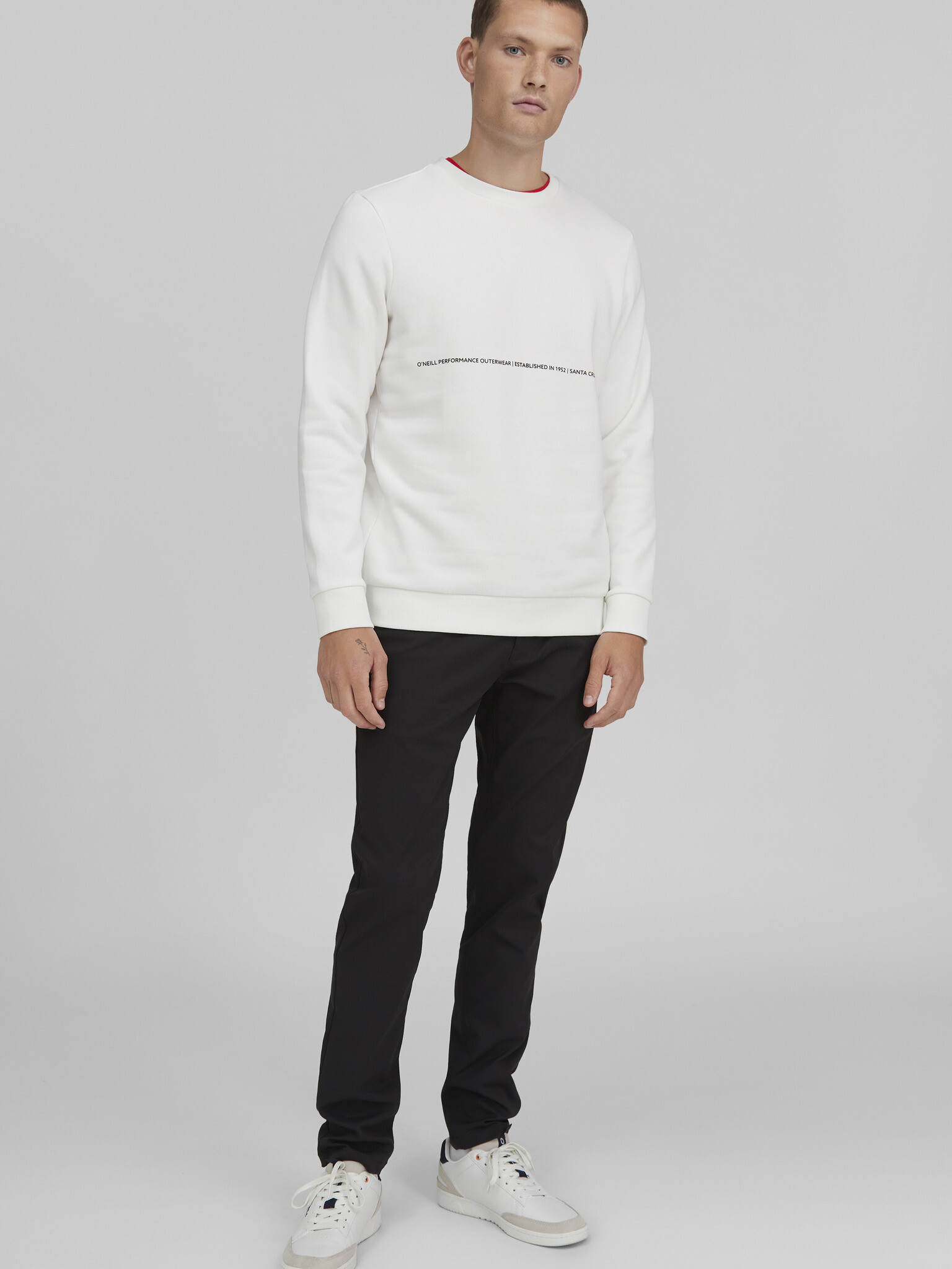 O'Neill Base Camp Sweatshirt Byal - Pepit.bg