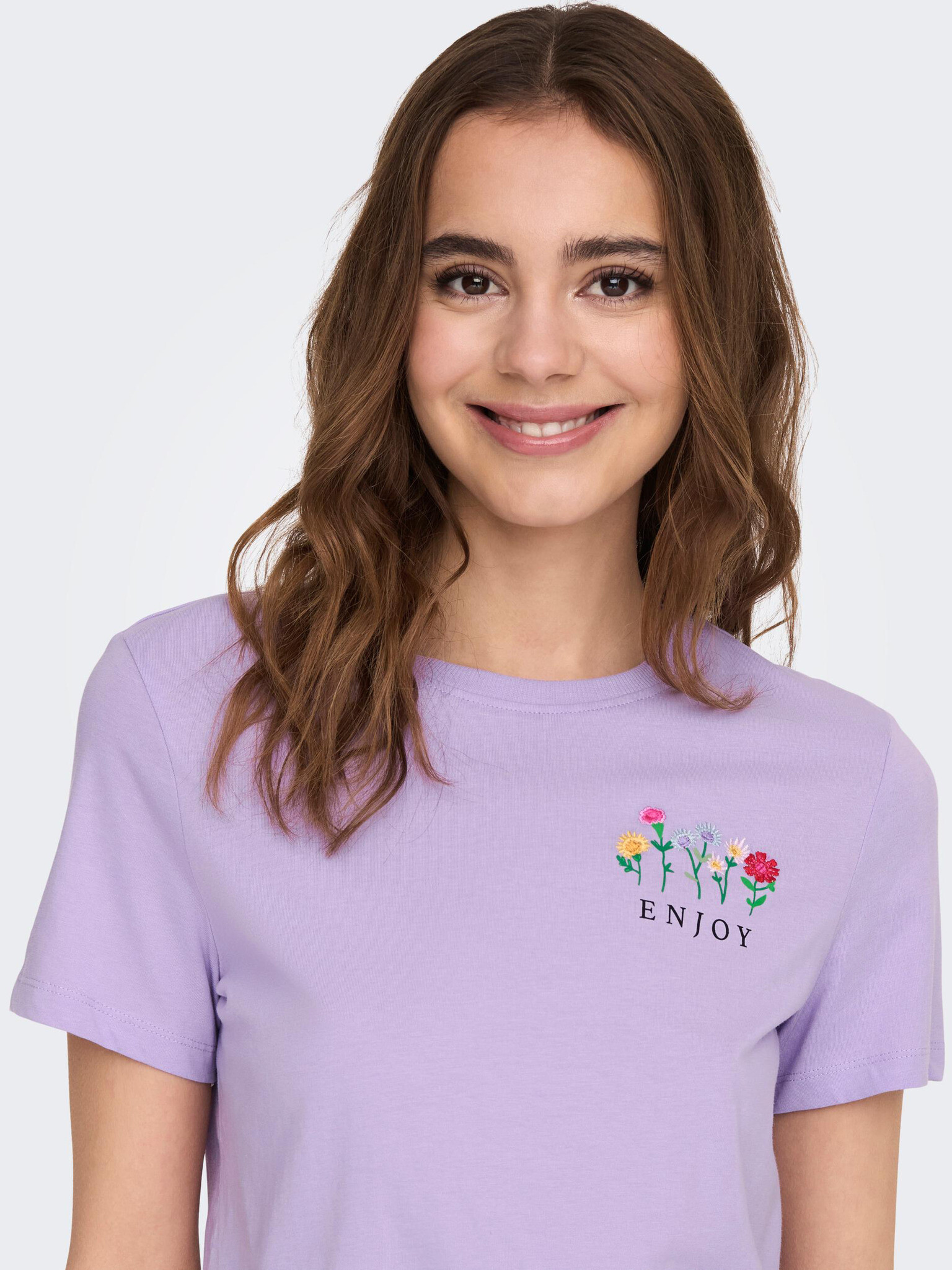ONLY Emma T-shirt Lilav - Pepit.bg