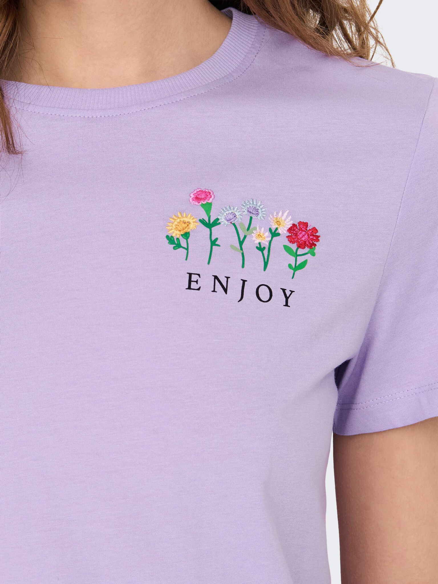 ONLY Emma T-shirt Lilav - Pepit.bg