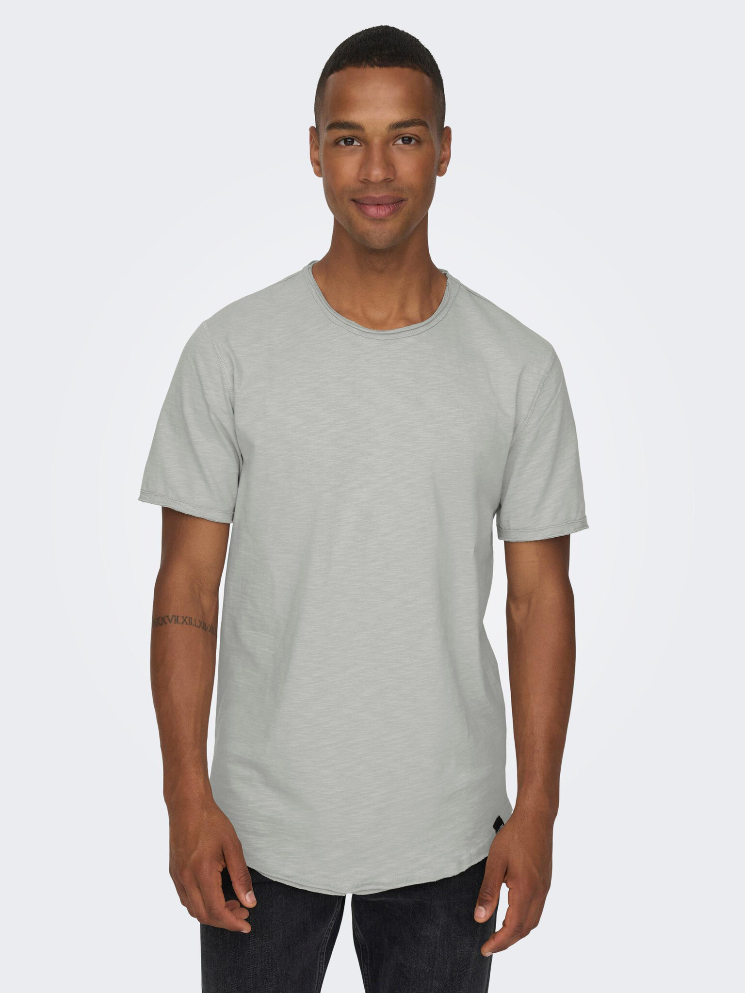 ONLY & SONS Benne T-shirt Siv - Pepit.bg