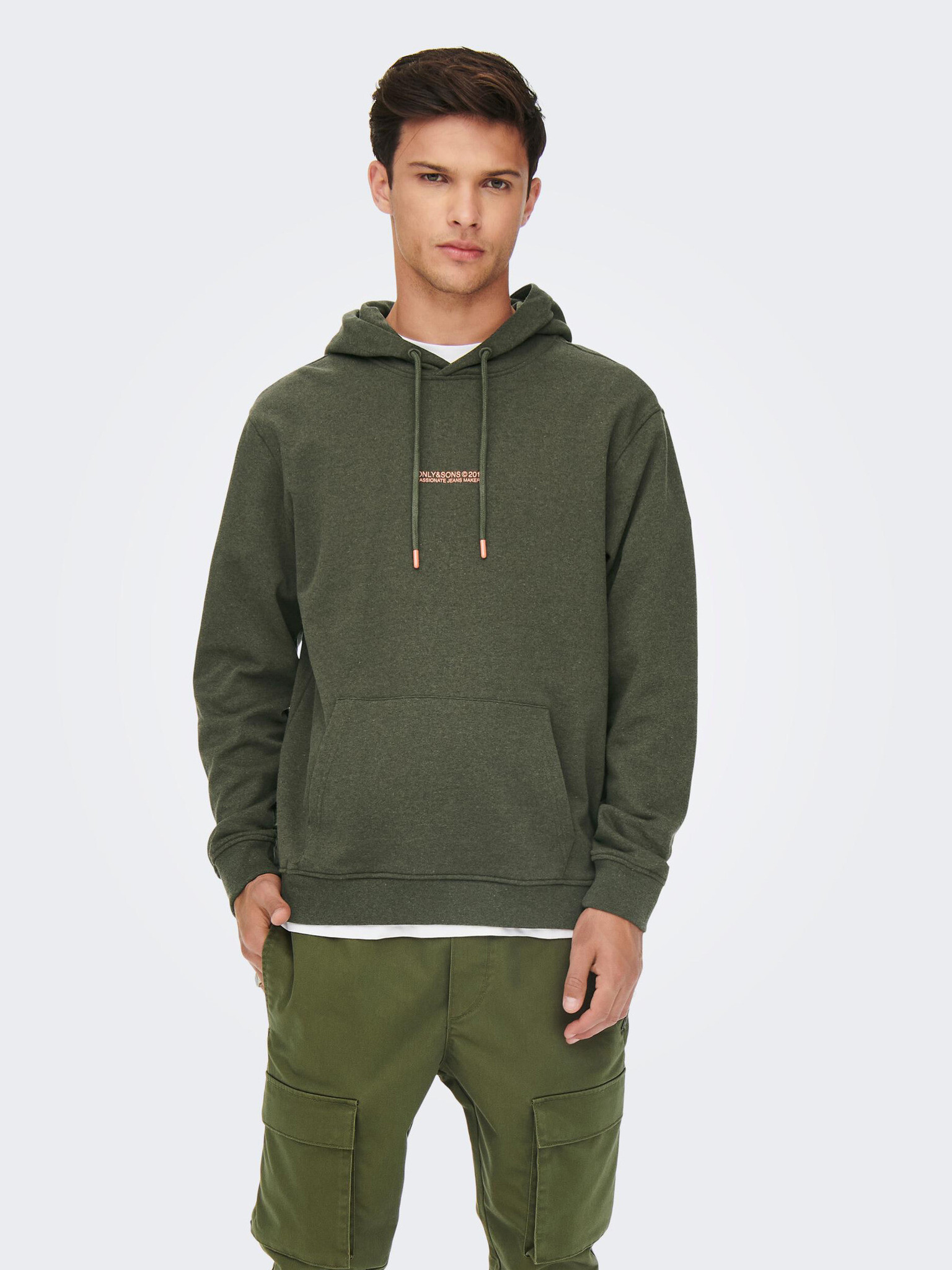 ONLY & SONS Elon Sweatshirt Zelen - Pepit.bg