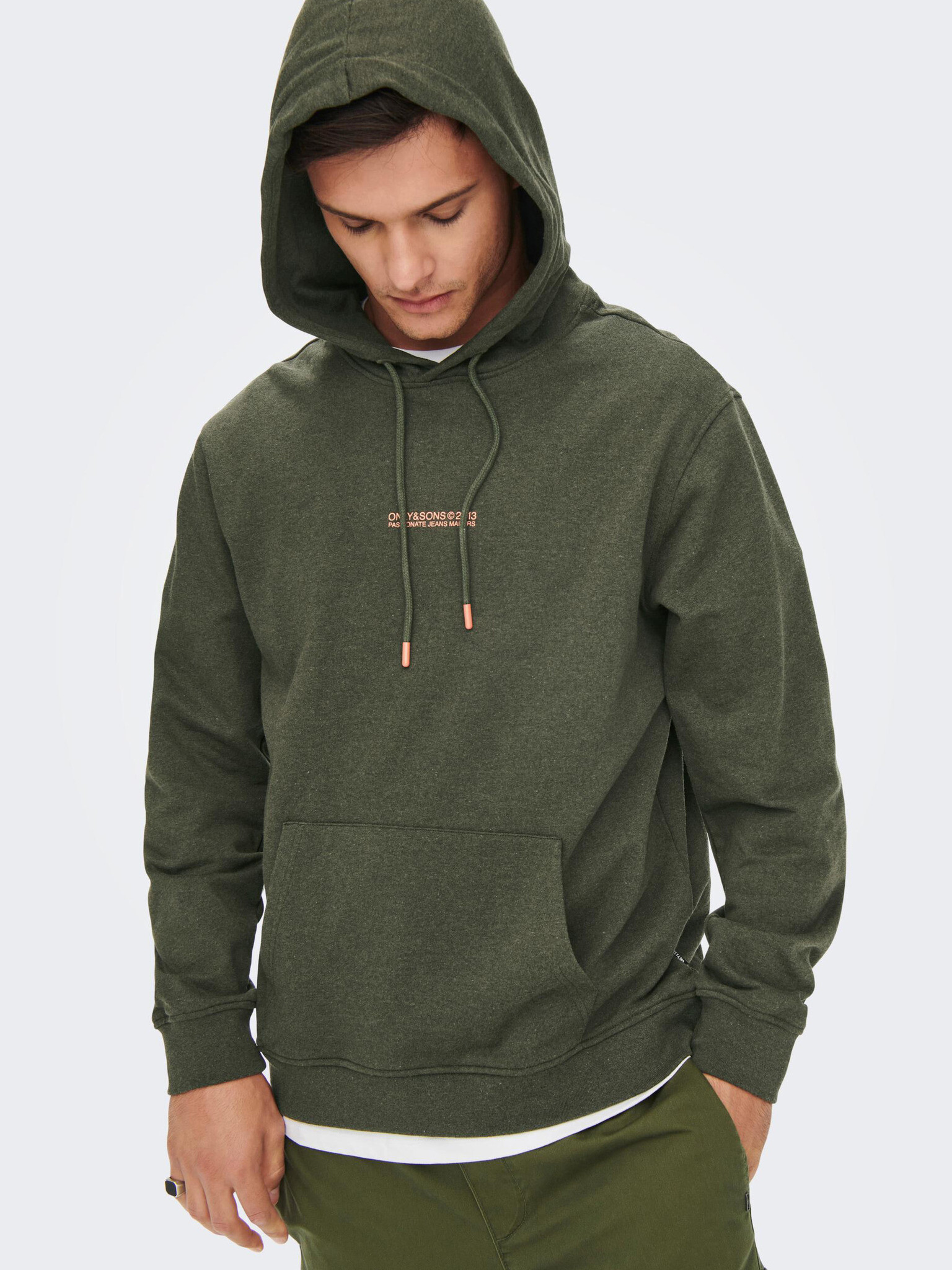 ONLY & SONS Elon Sweatshirt Zelen - Pepit.bg