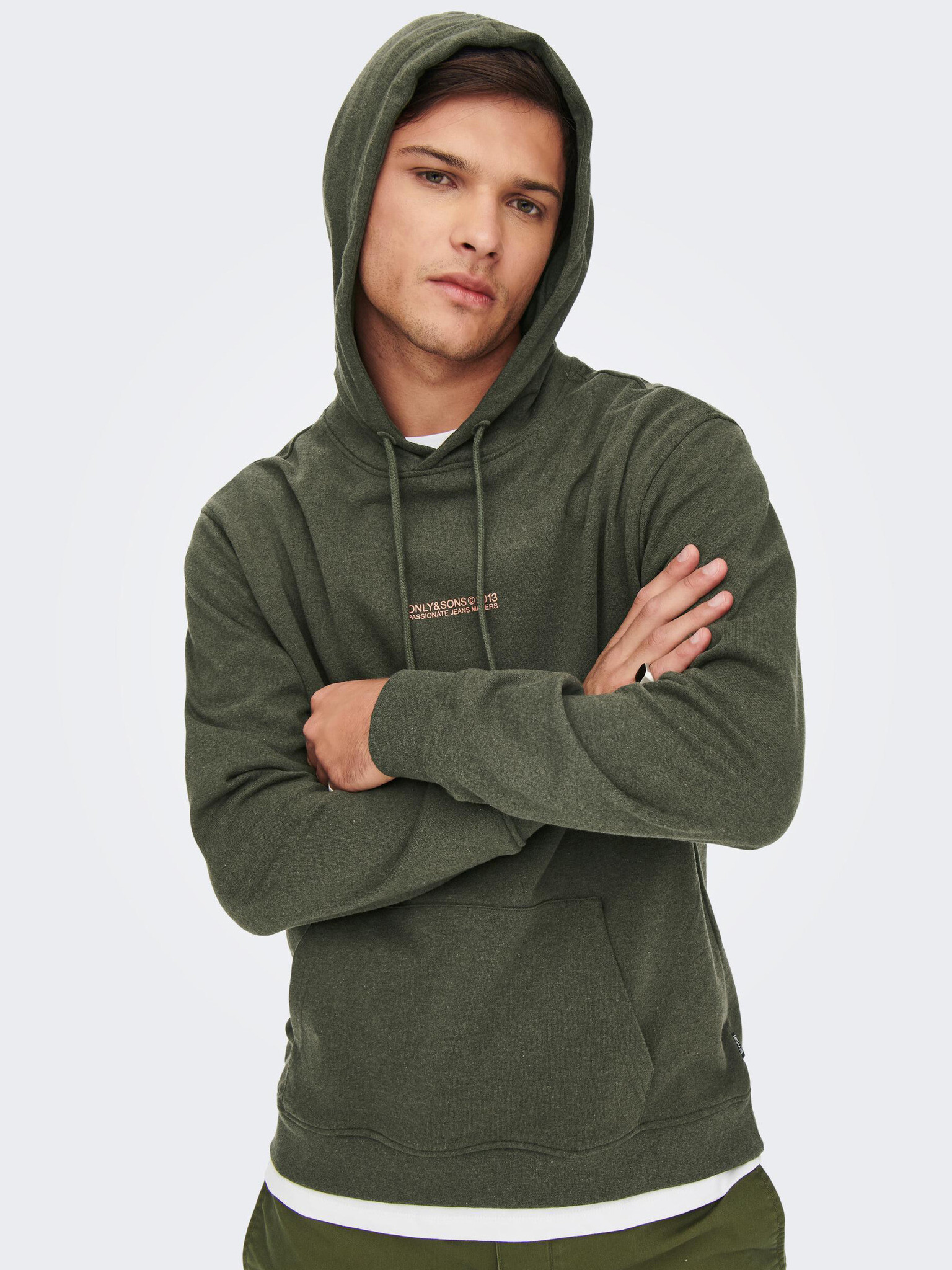 ONLY & SONS Elon Sweatshirt Zelen - Pepit.bg