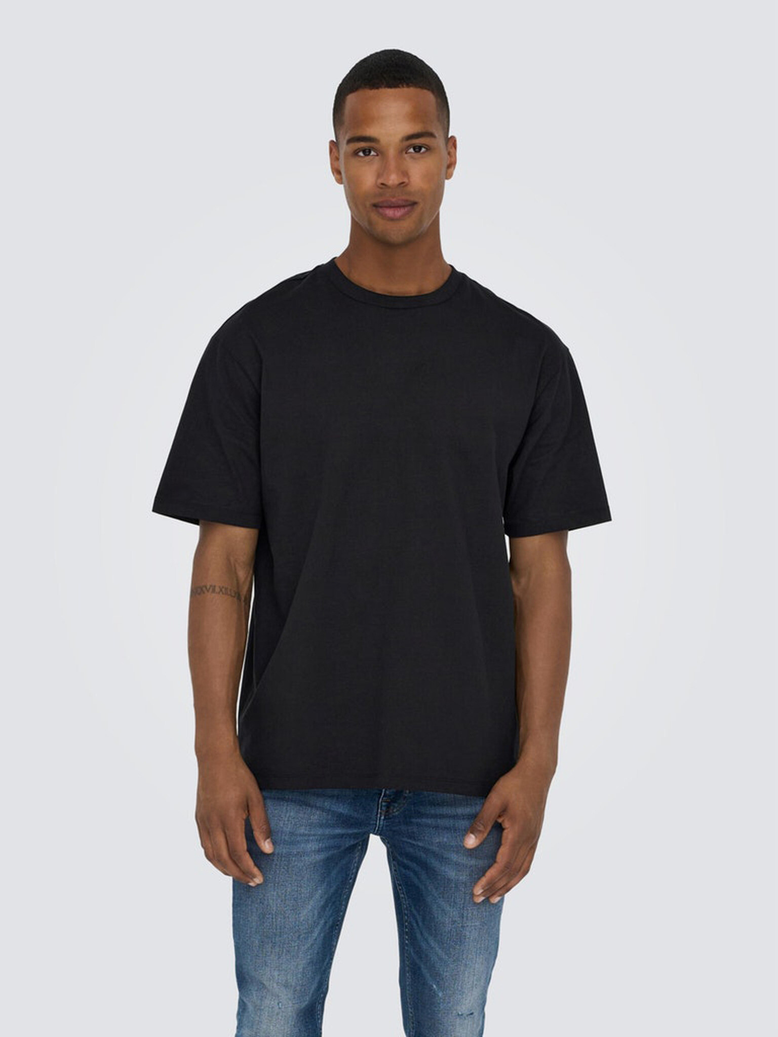 ONLY & SONS Fred T-shirt Cheren - Pepit.bg